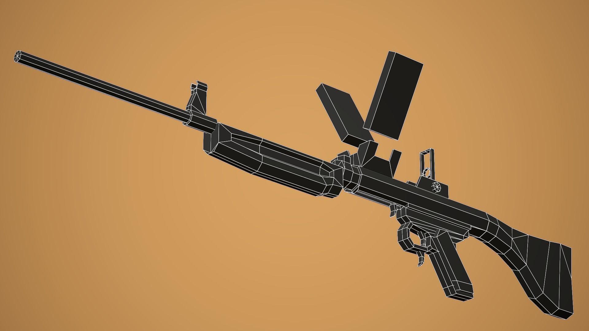 Stylized Burton LMR Low Poly Mobile Ready Low-poly 3D model_10