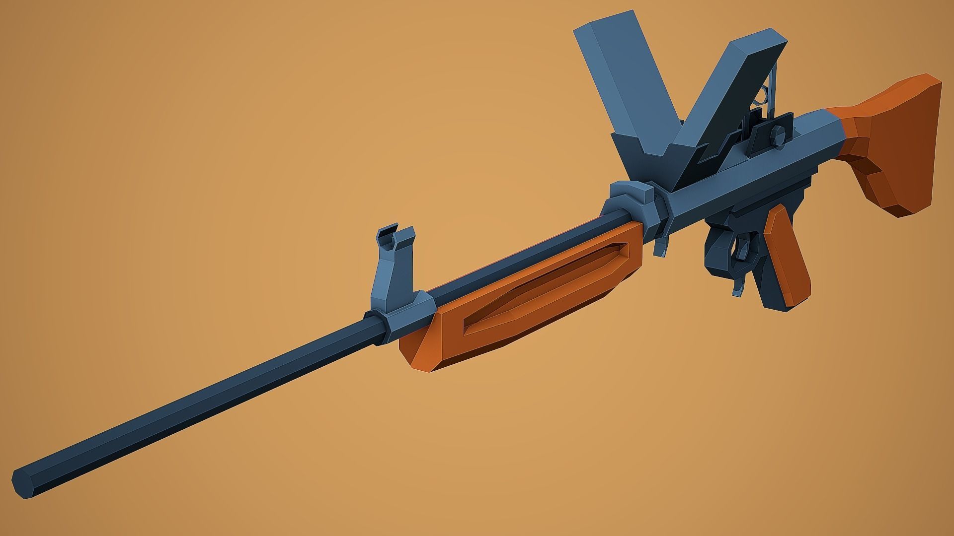 Stylized Burton LMR Low Poly Mobile Ready Low-poly 3D model_2