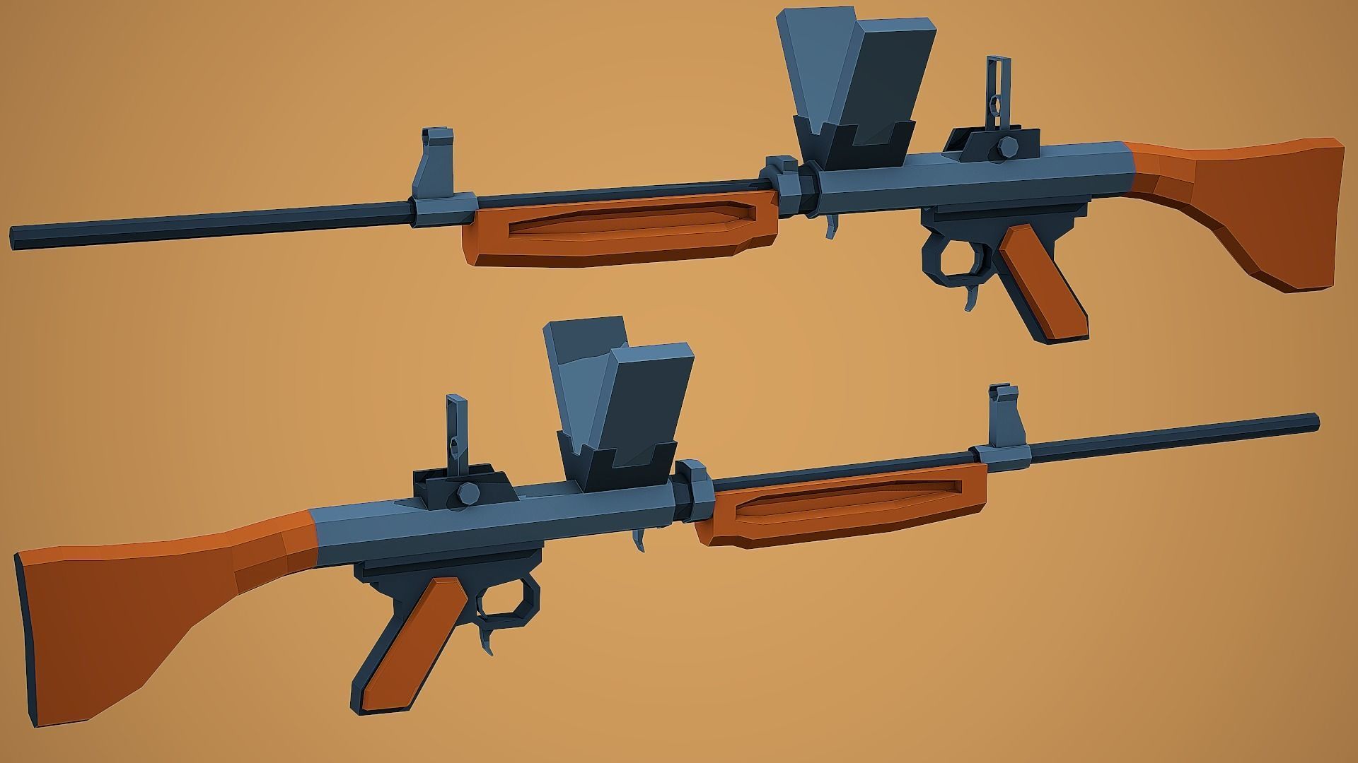 Stylized Burton LMR Low Poly Mobile Ready Low-poly 3D model_3