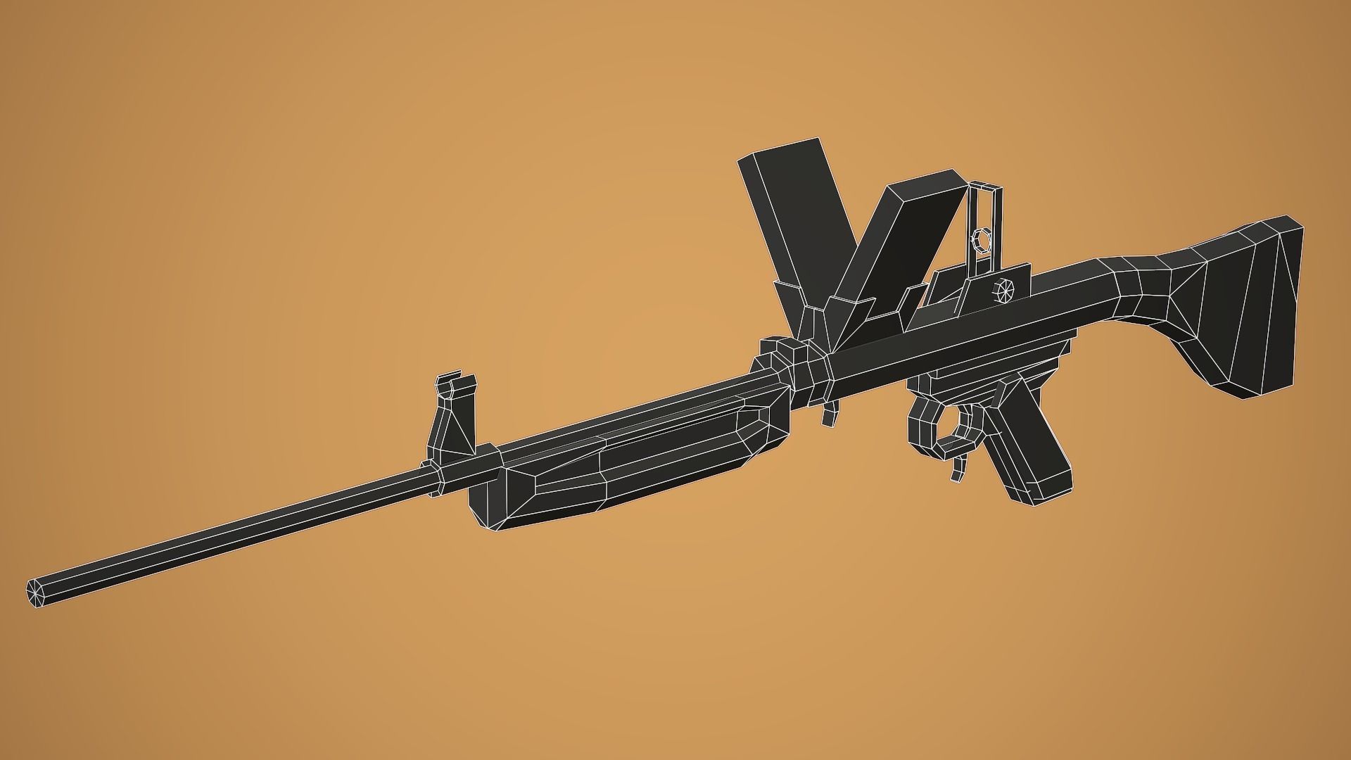 Stylized Burton LMR Low Poly Mobile Ready Low-poly 3D model_9