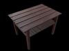 Table trees low poly 6 texture options and high poly Low-poly 3D model_6