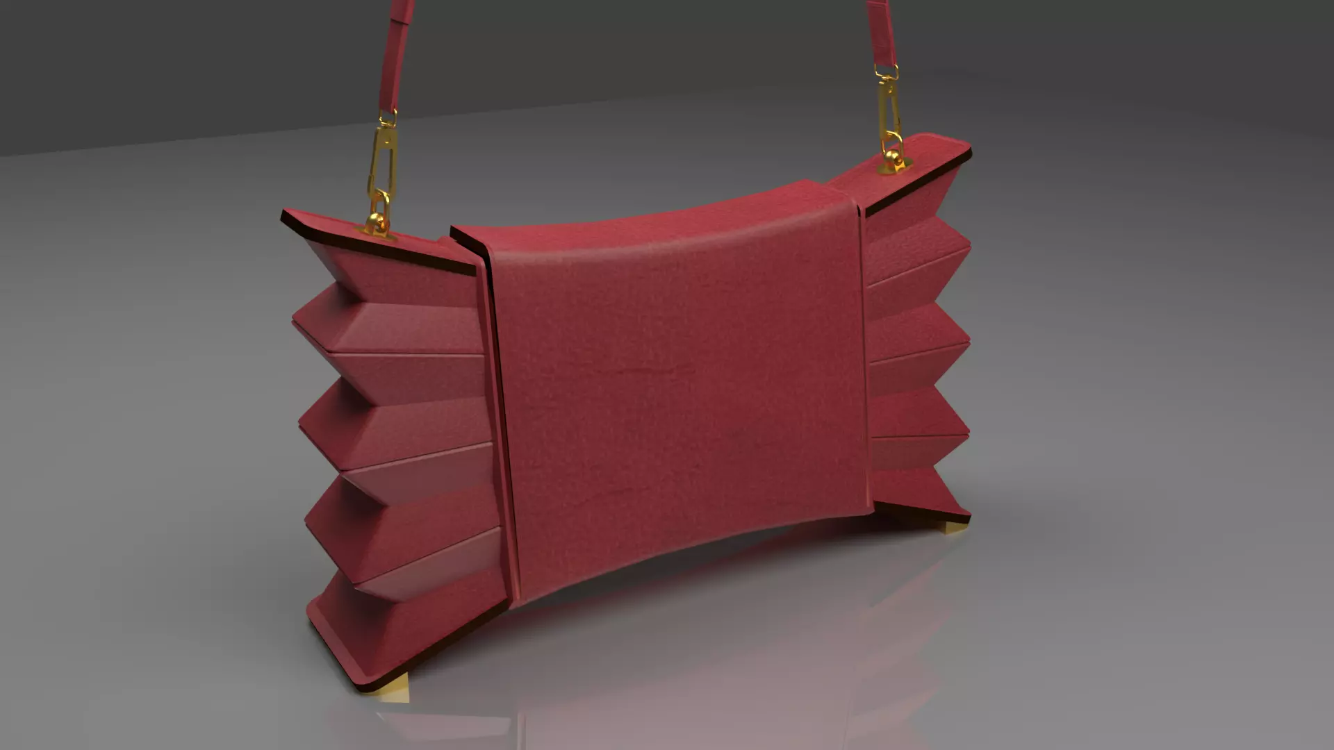The Accordion Handbag Catchy and Class 3D model