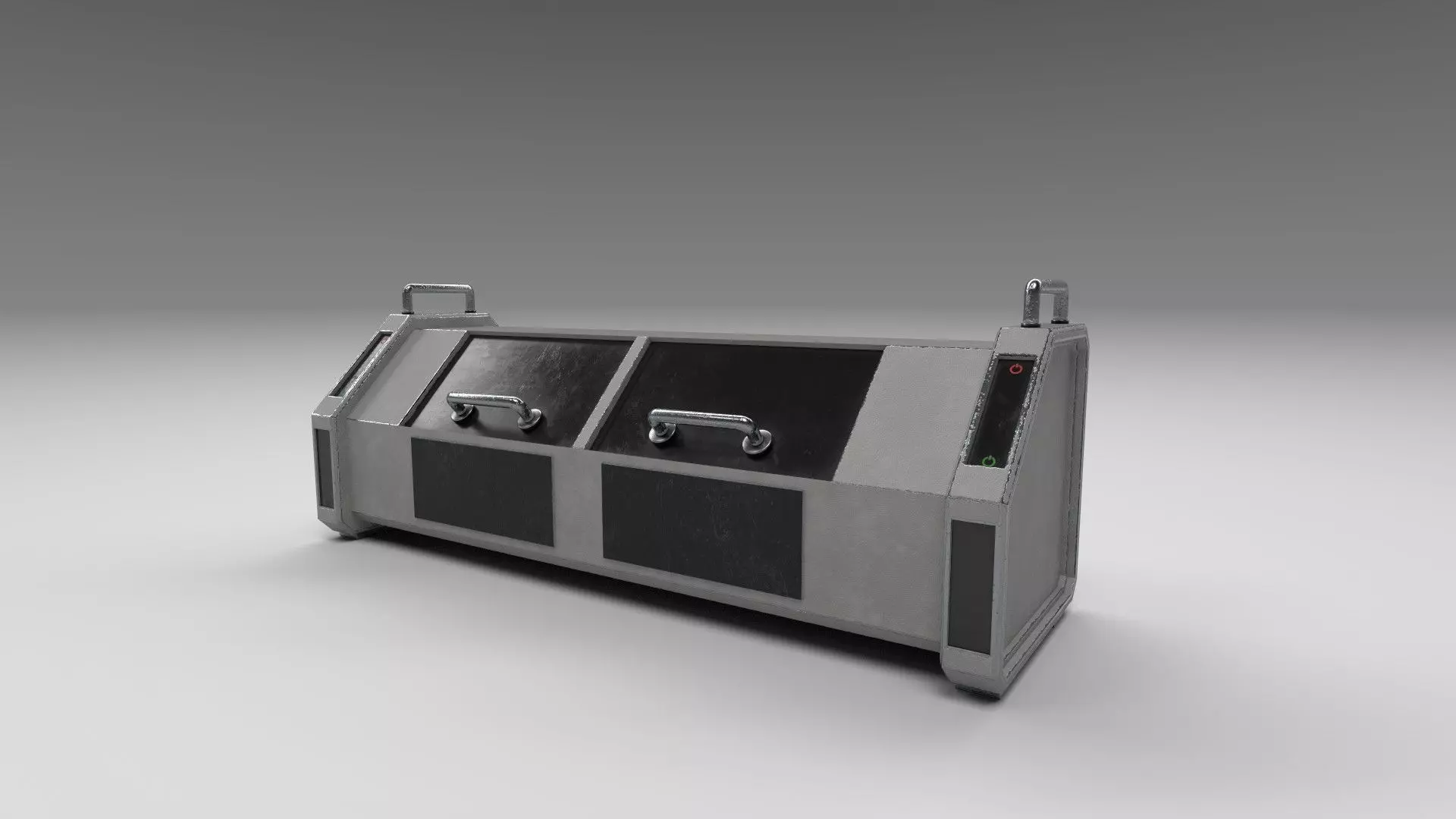 Scifi Storage Crate - Low Poly Free low-poly 3D model