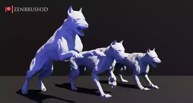 canary dam - Argentine Dogo 3D print model