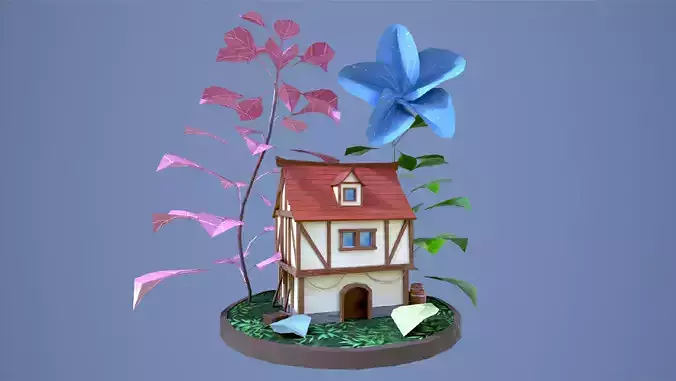 Stylized Medieval House 