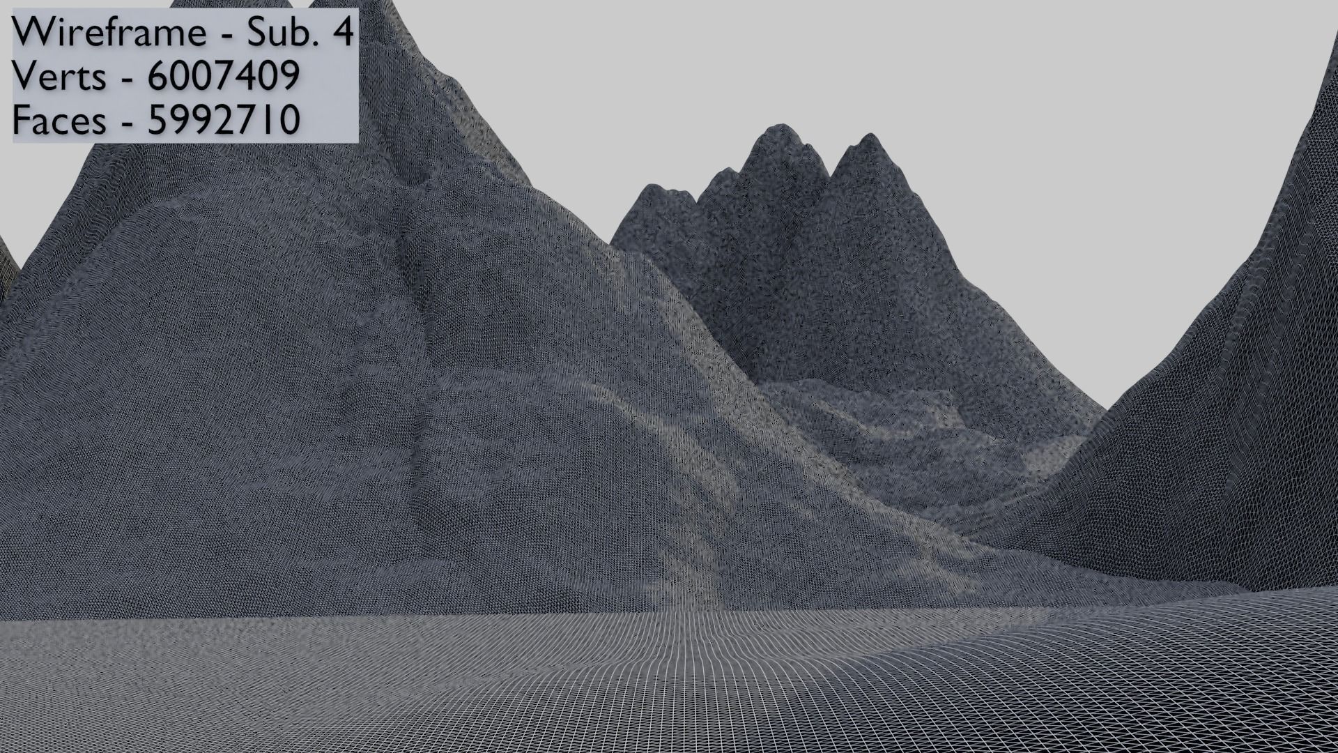 Landscapes 1 - Snowy Mountain 1c 3D model_19