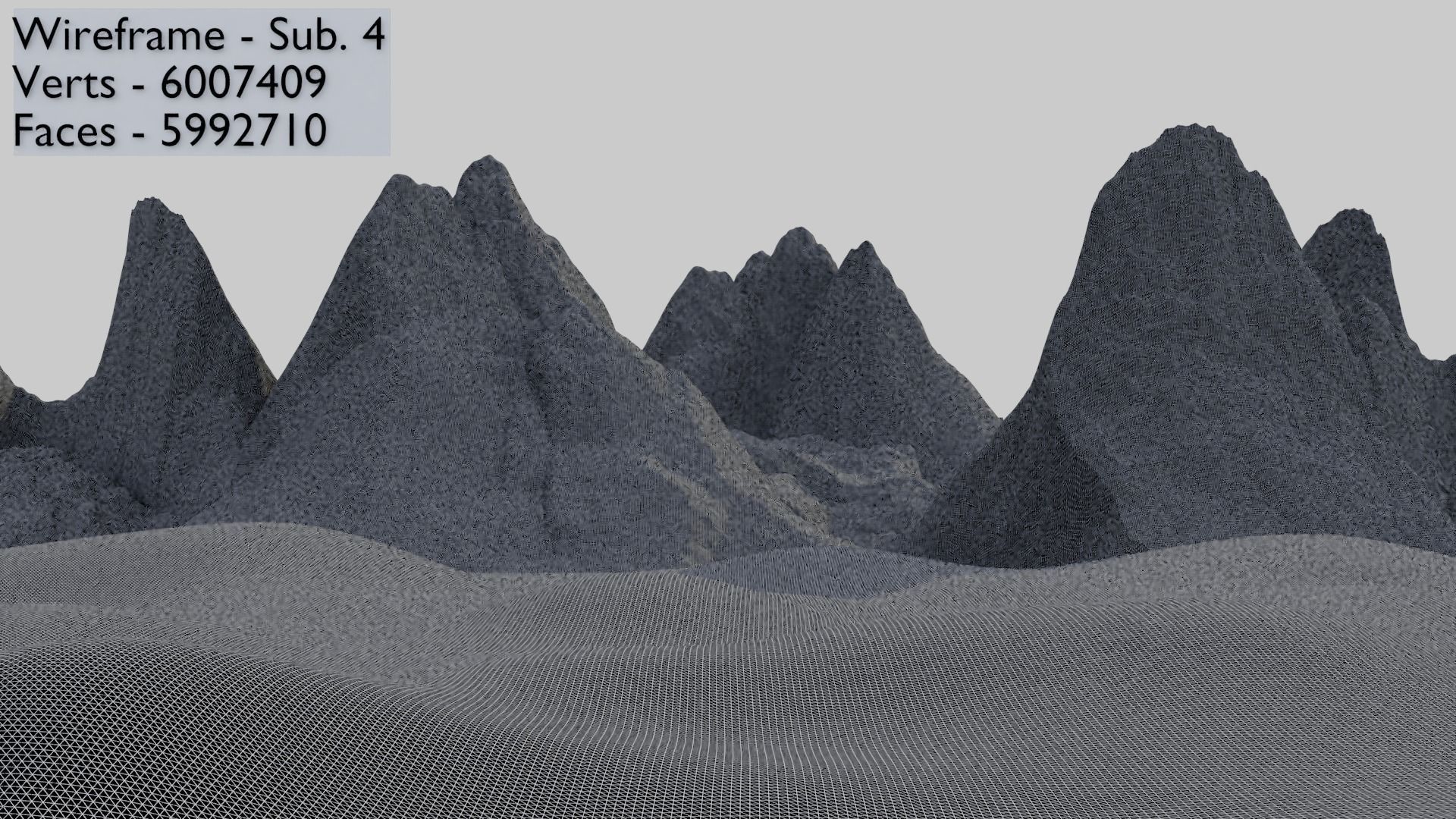 Landscapes 1 - Snowy Mountain 1c 3D model_15