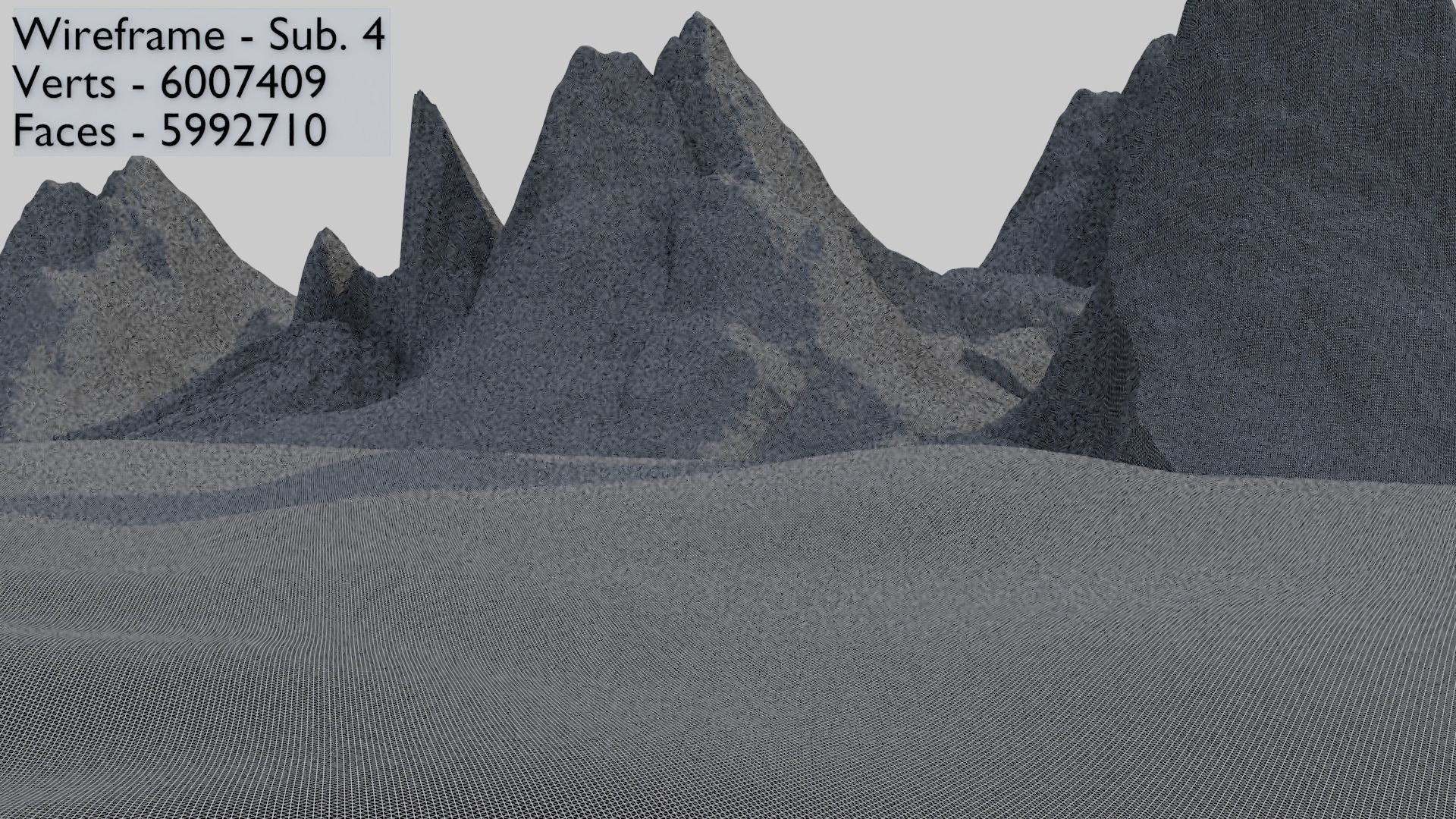 Landscapes 1 - Snowy Mountain 1c 3D model_16