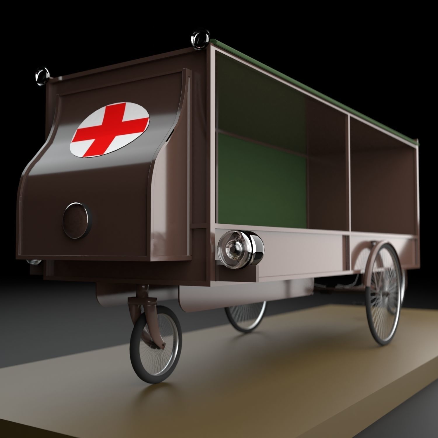 Worlds First Ambulance Service - Ambulance 3D model_2