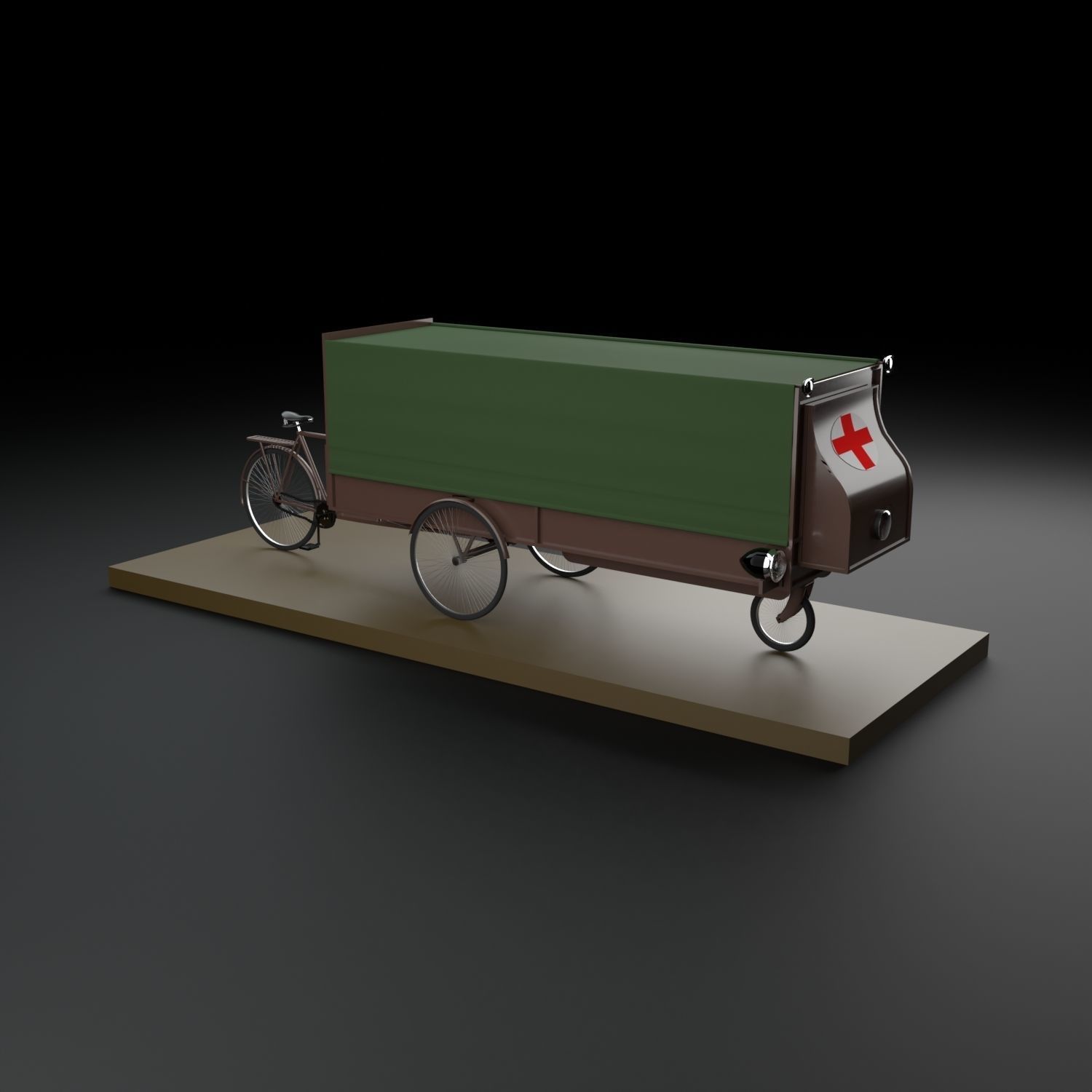 Worlds First Ambulance Service - Ambulance 3D model_3