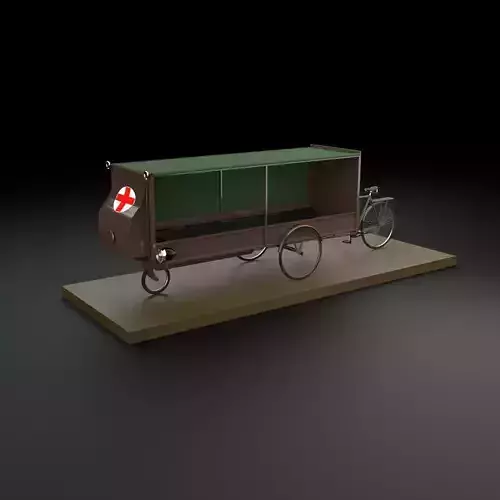 Worlds First Ambulance Service - Ambulance 3D model
