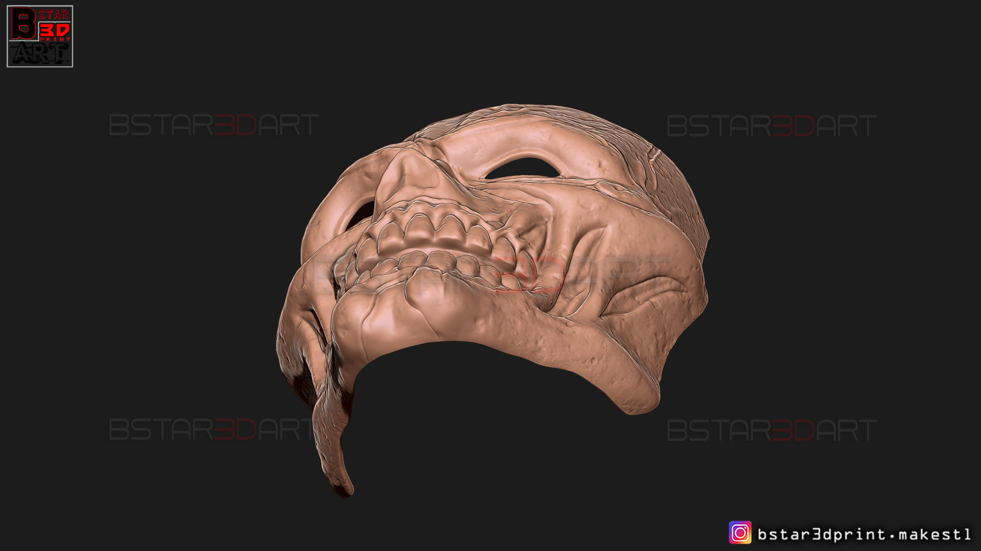 Iron Man Zombie Mask - Marvel What If - High Quality Details 3D print model_25