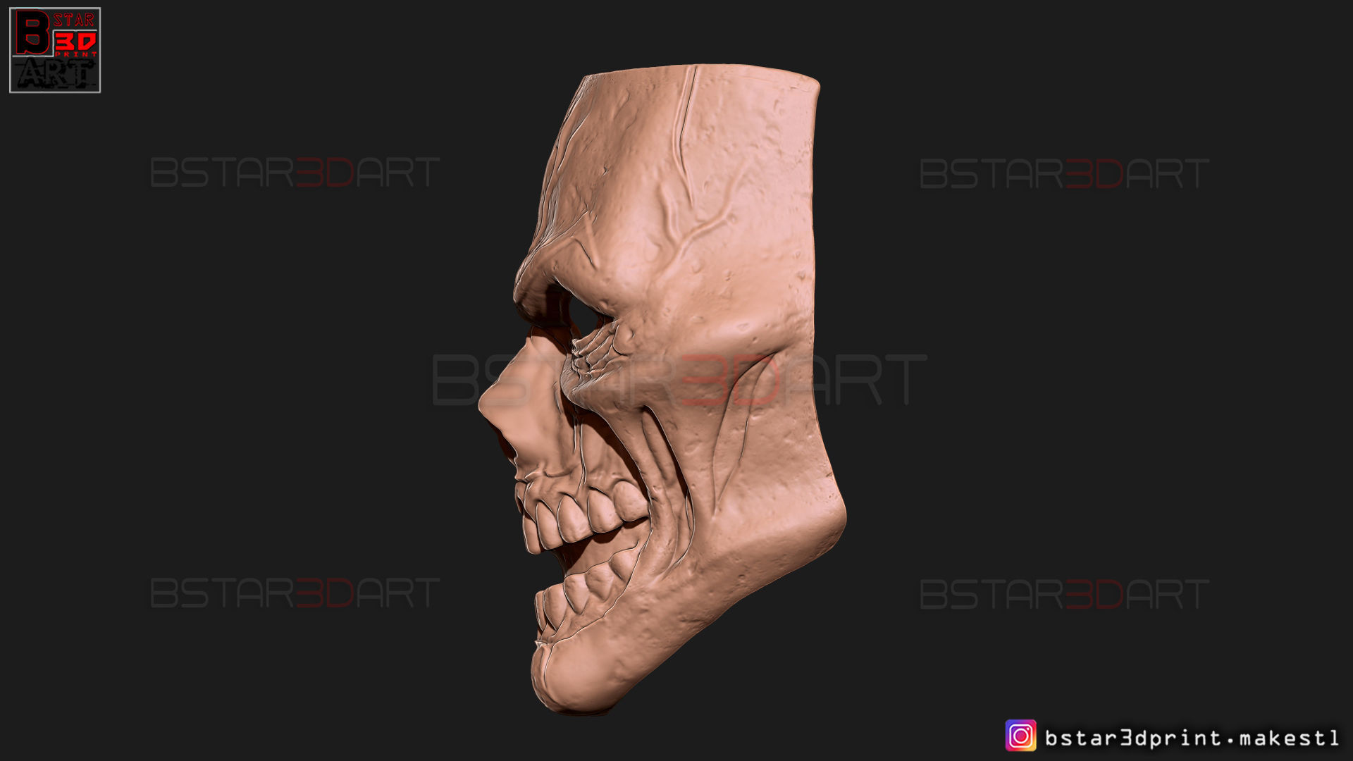 Iron Man Zombie Mask - Marvel What If - High Quality Details 3D print model_19