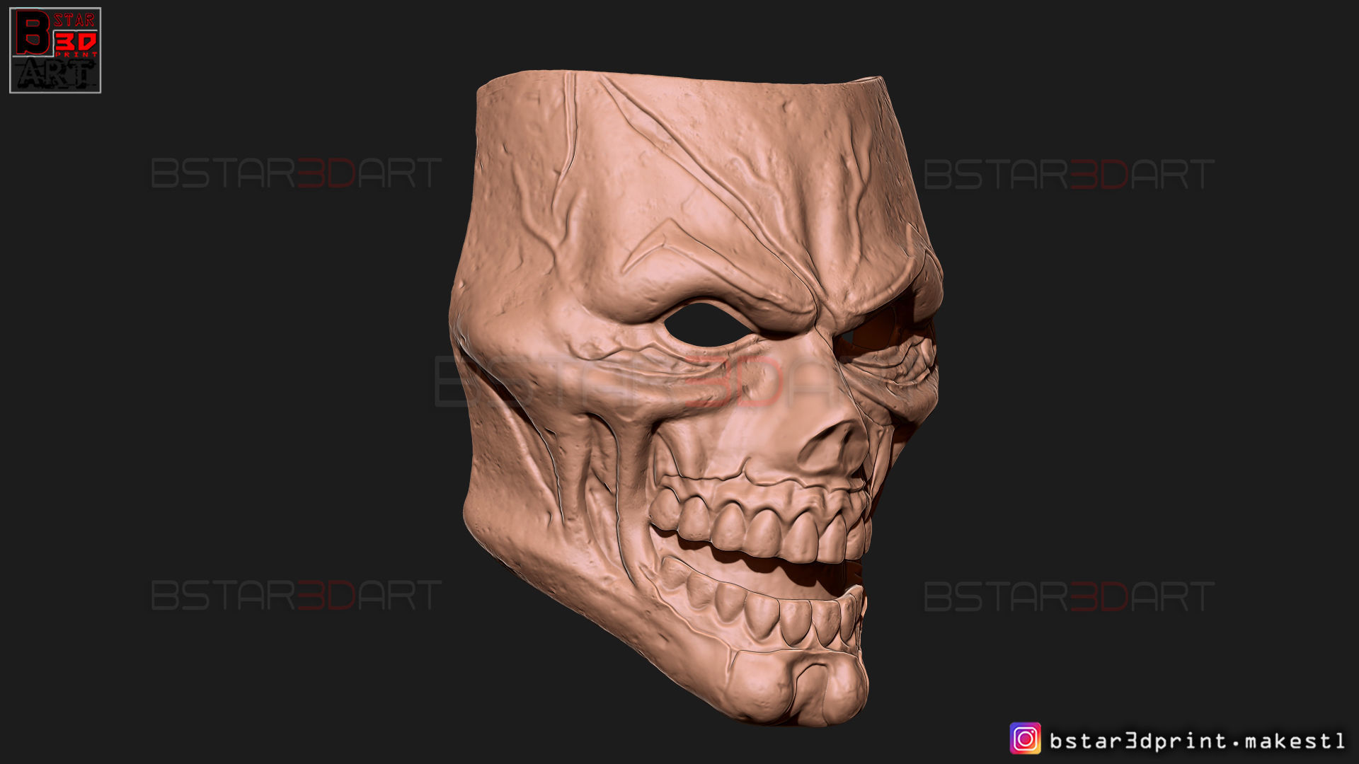 Iron Man Zombie Mask - Marvel What If - High Quality Details 3D print model_24