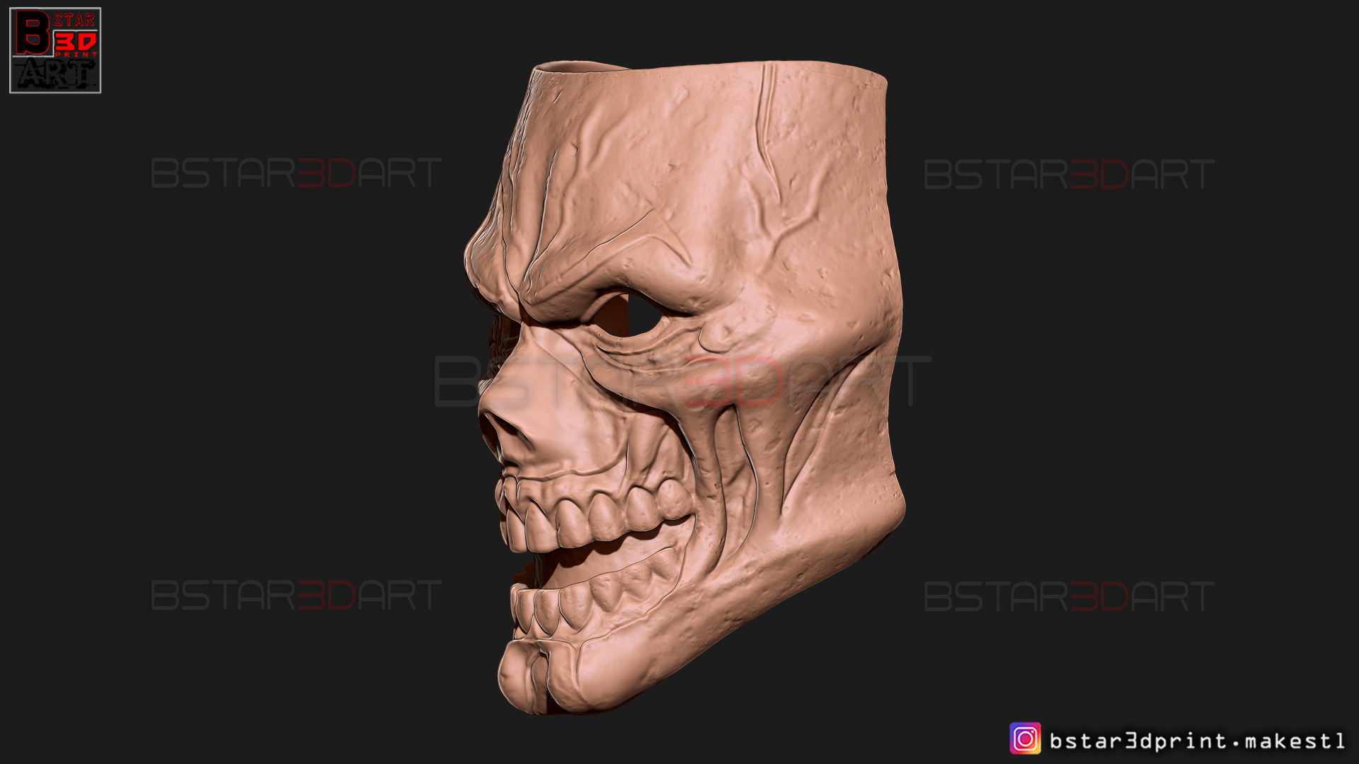 Iron Man Zombie Mask - Marvel What If - High Quality Details 3D print model_18