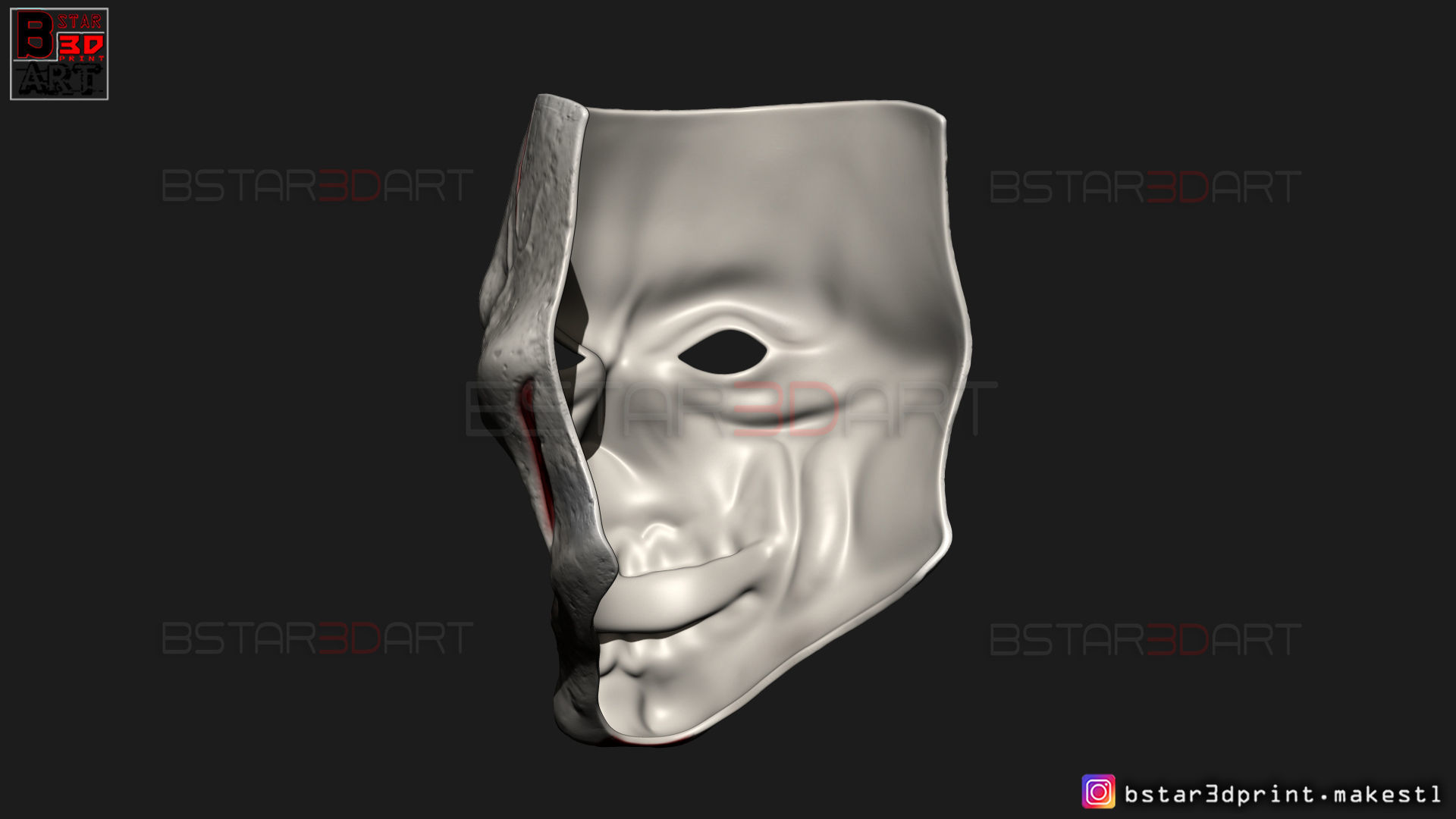 Iron Man Zombie Mask - Marvel What If - High Quality Details 3D print model_11