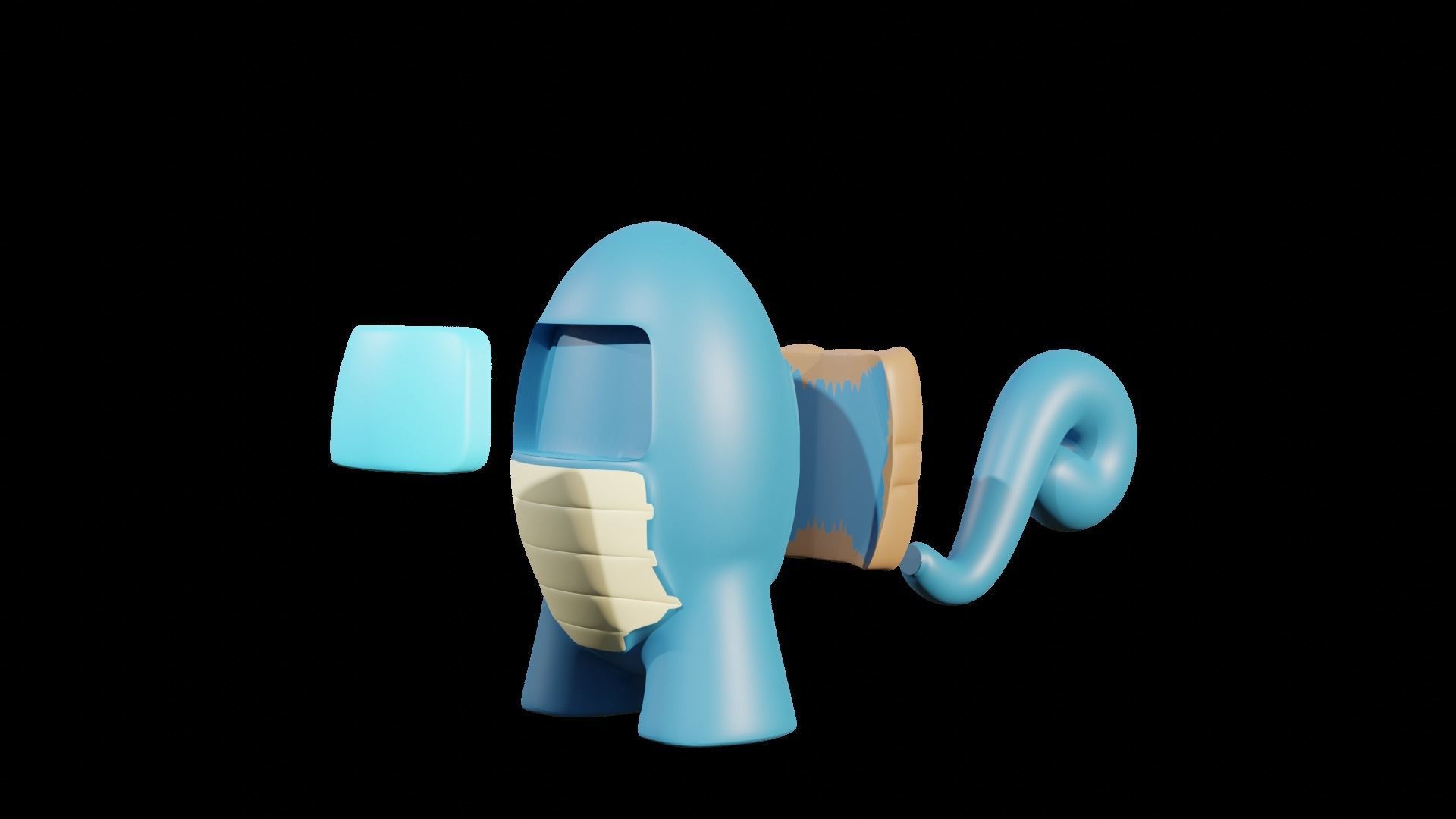 Pokemon Among Us fan art  3D print model_10