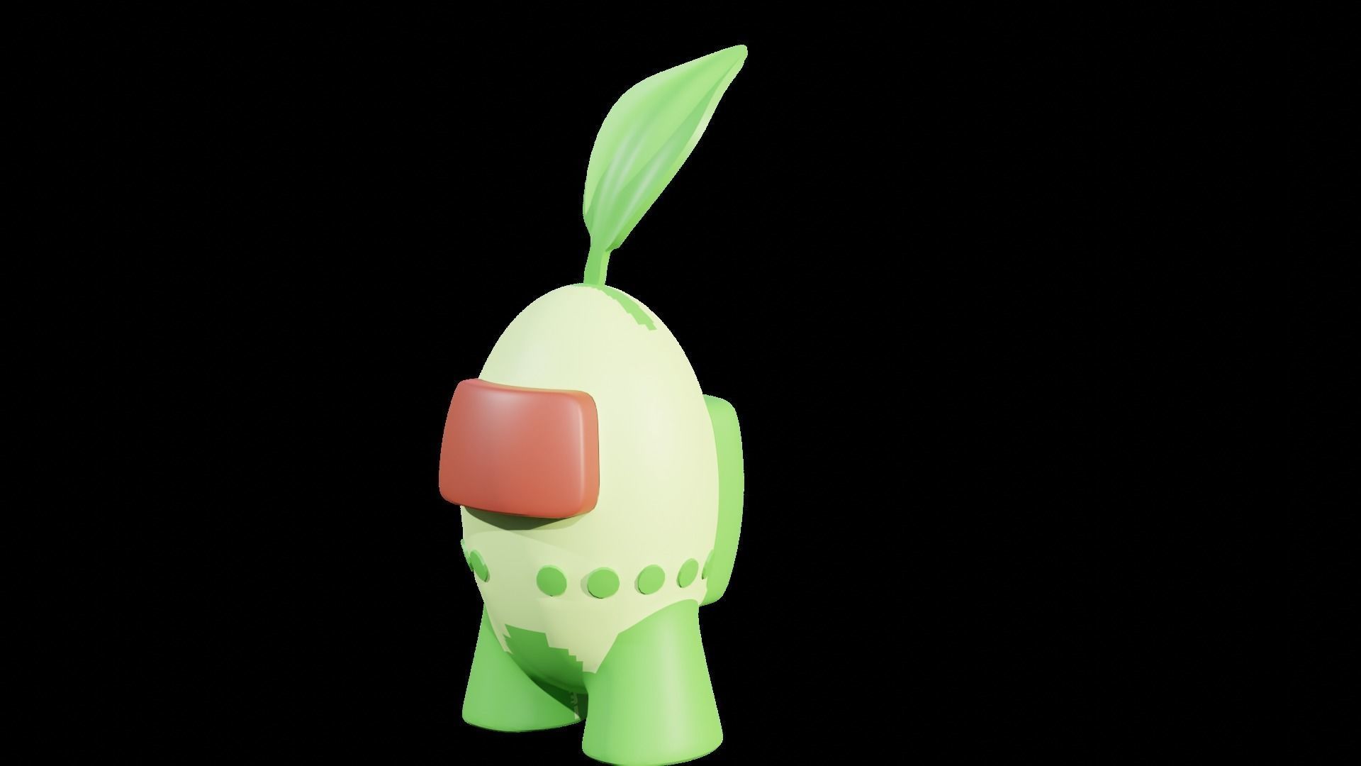 Pokemon Among Us fan art  3D print model_6
