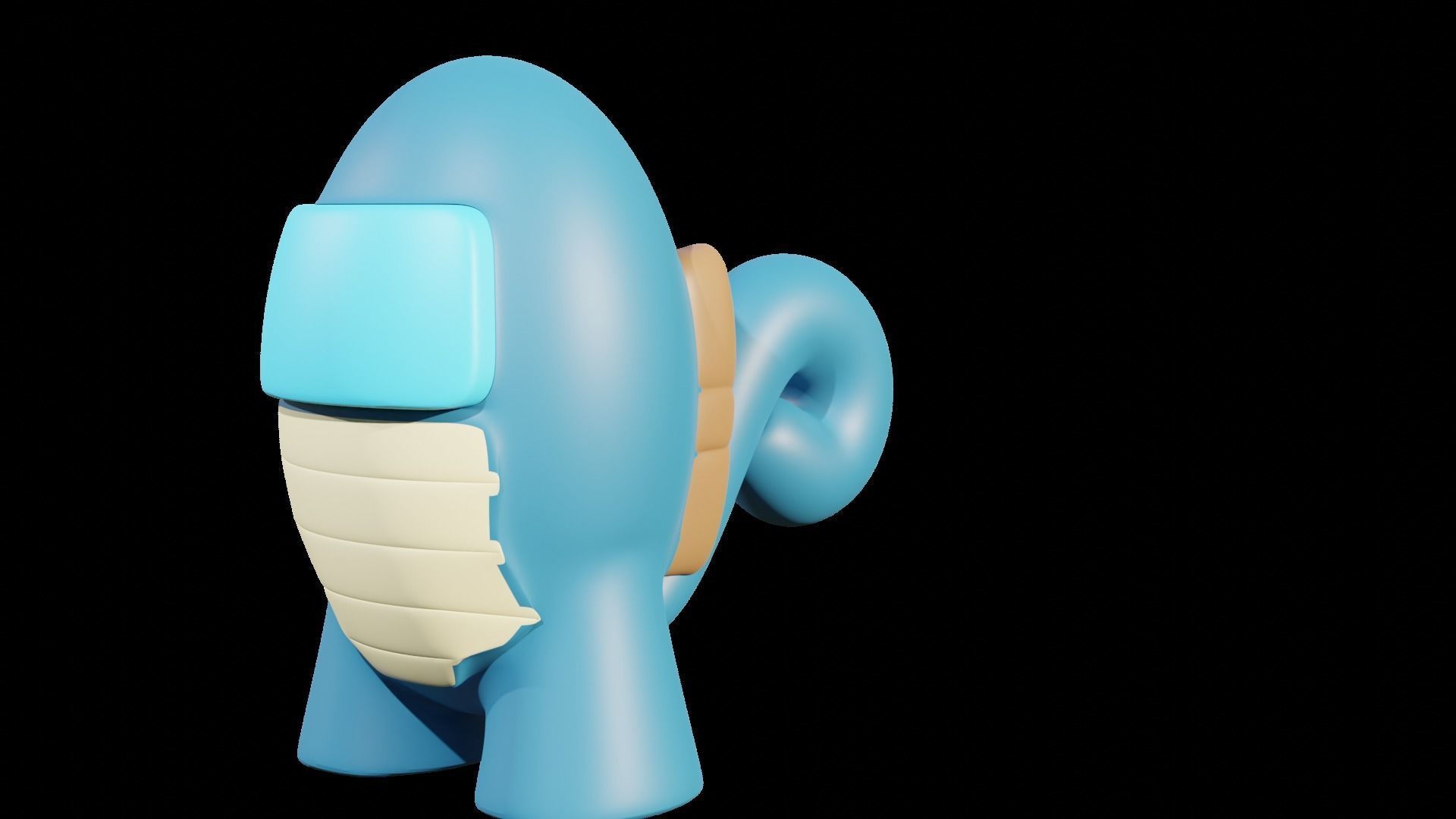 Pokemon Among Us fan art  3D print model_9