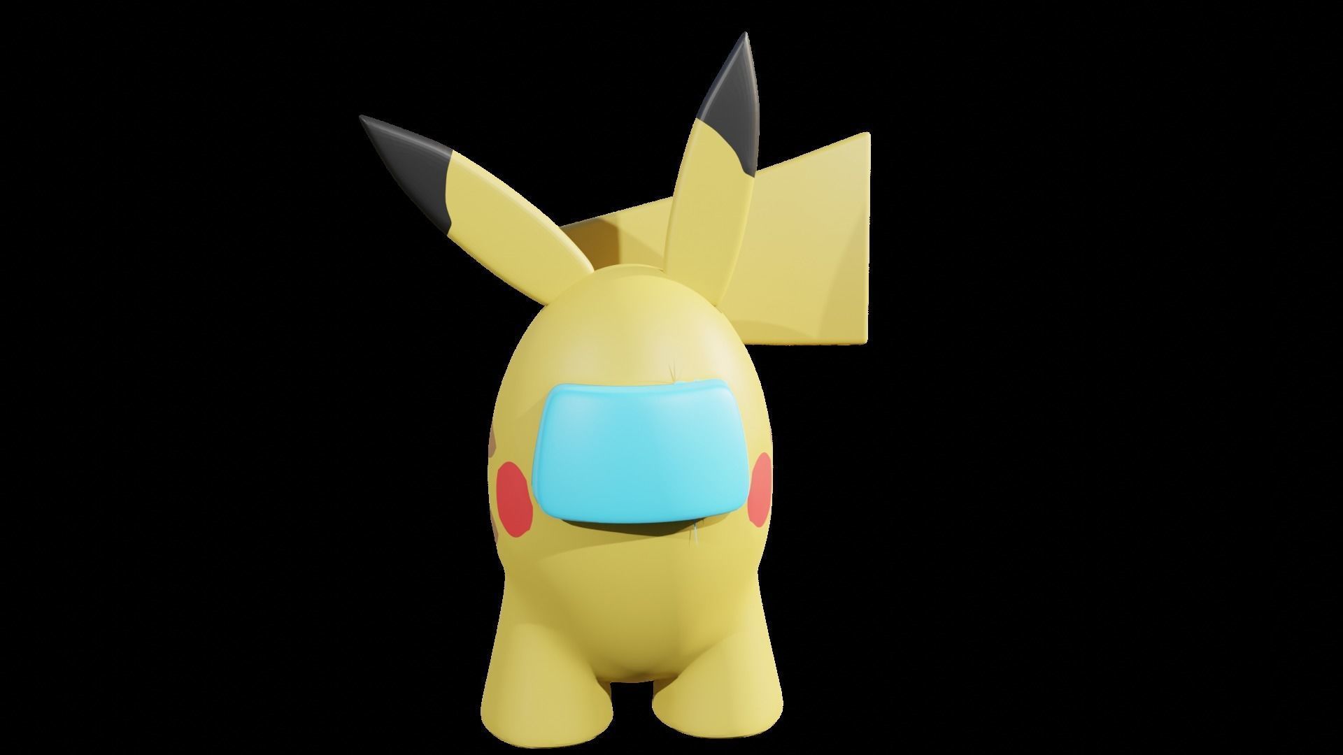 Pokemon Among Us fan art  3D print model_7