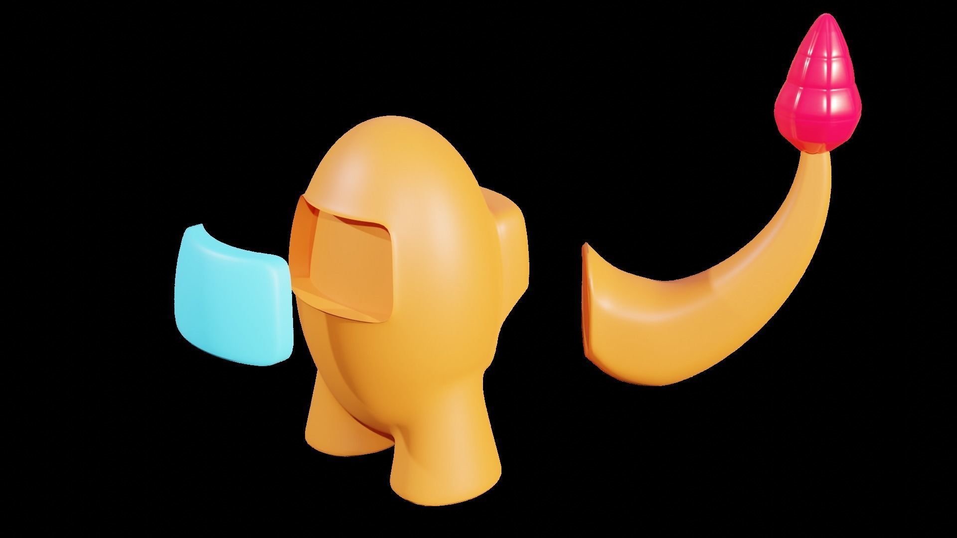 Pokemon Among Us fan art  3D print model_5