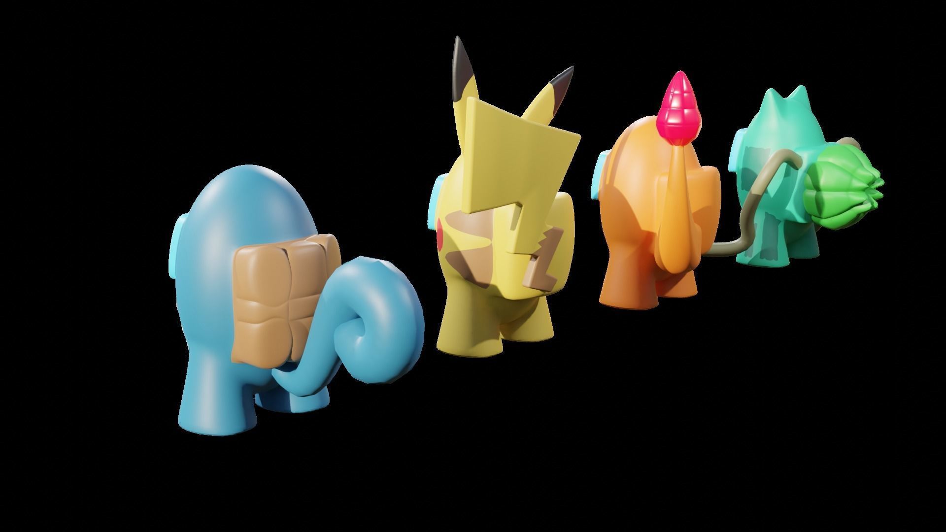 Pokemon Among Us fan art  3D print model_1