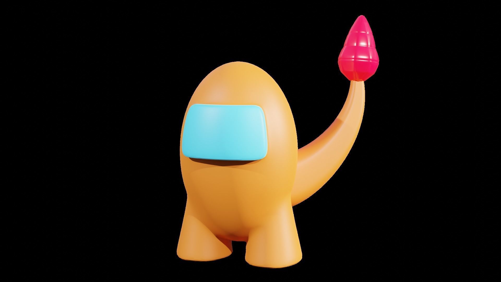 Pokemon Among Us fan art  3D print model_4