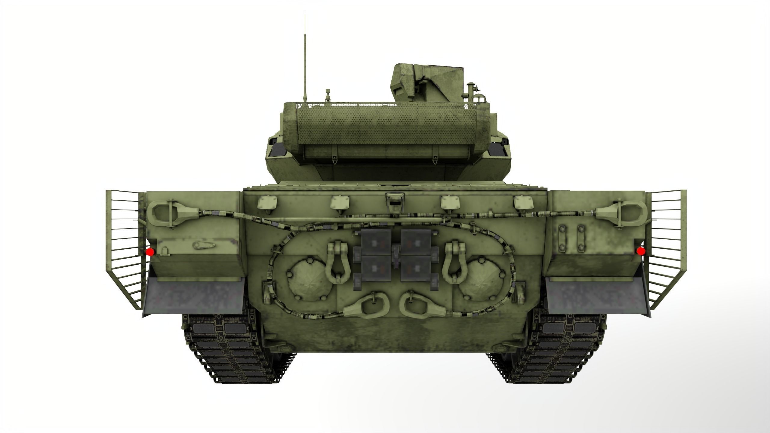 T-14 Armata Game Ready Low-poly 3D model_5