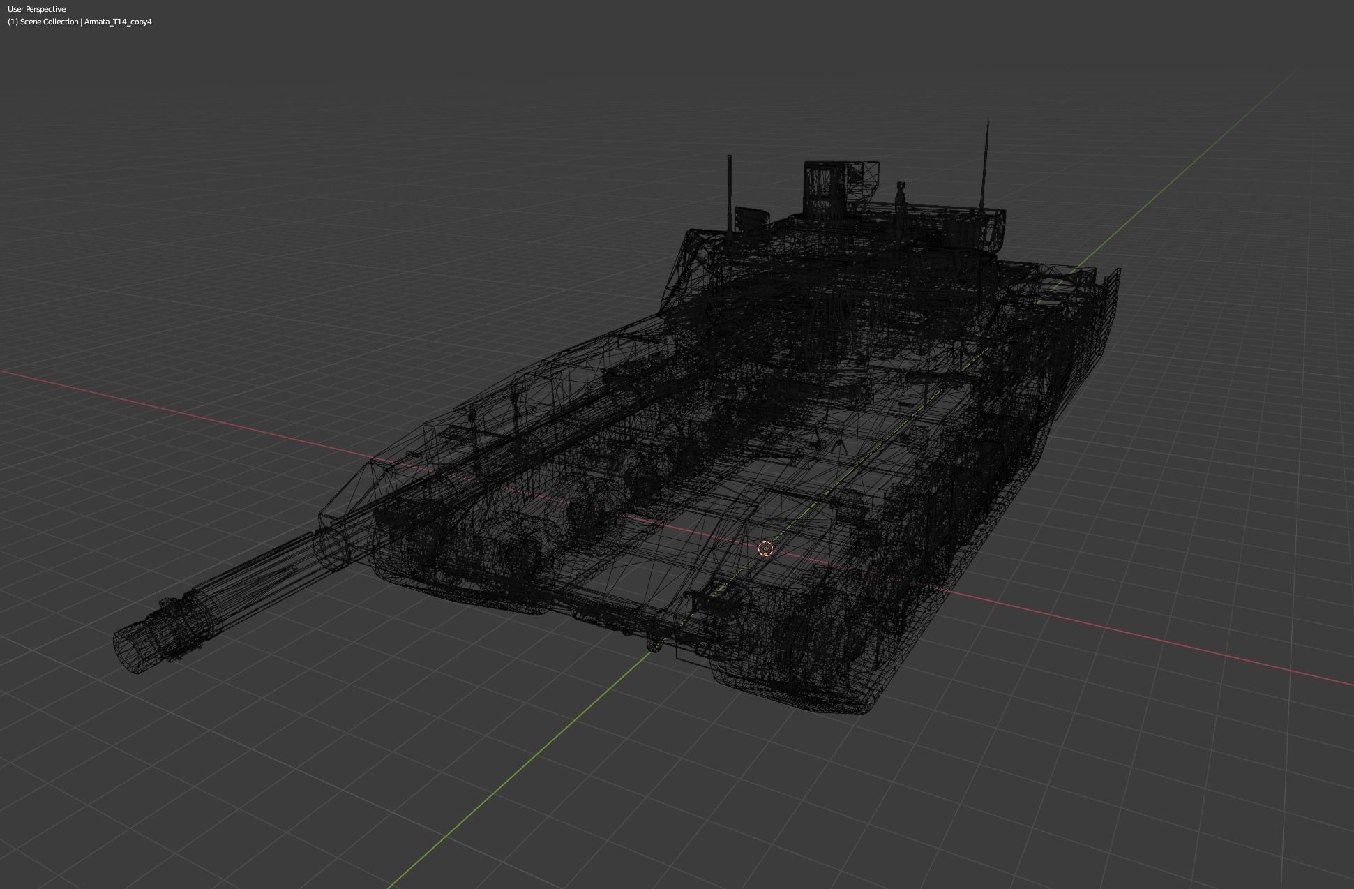 T-14 Armata Game Ready Low-poly 3D model_9