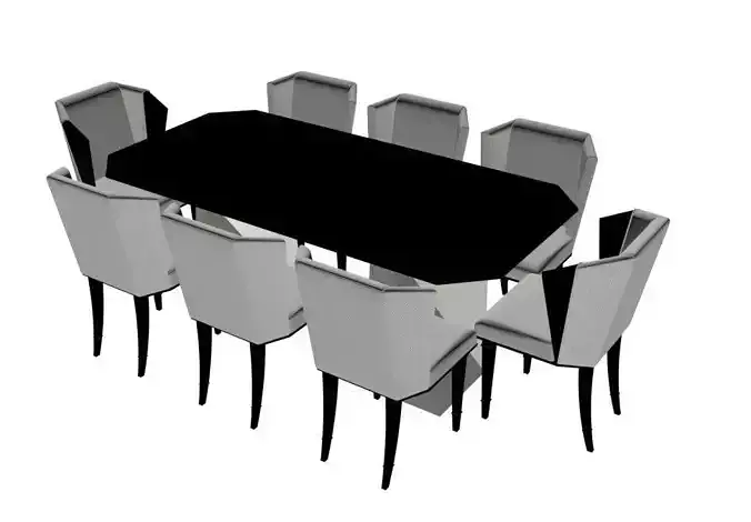  Dining tables and chairs blue diamon