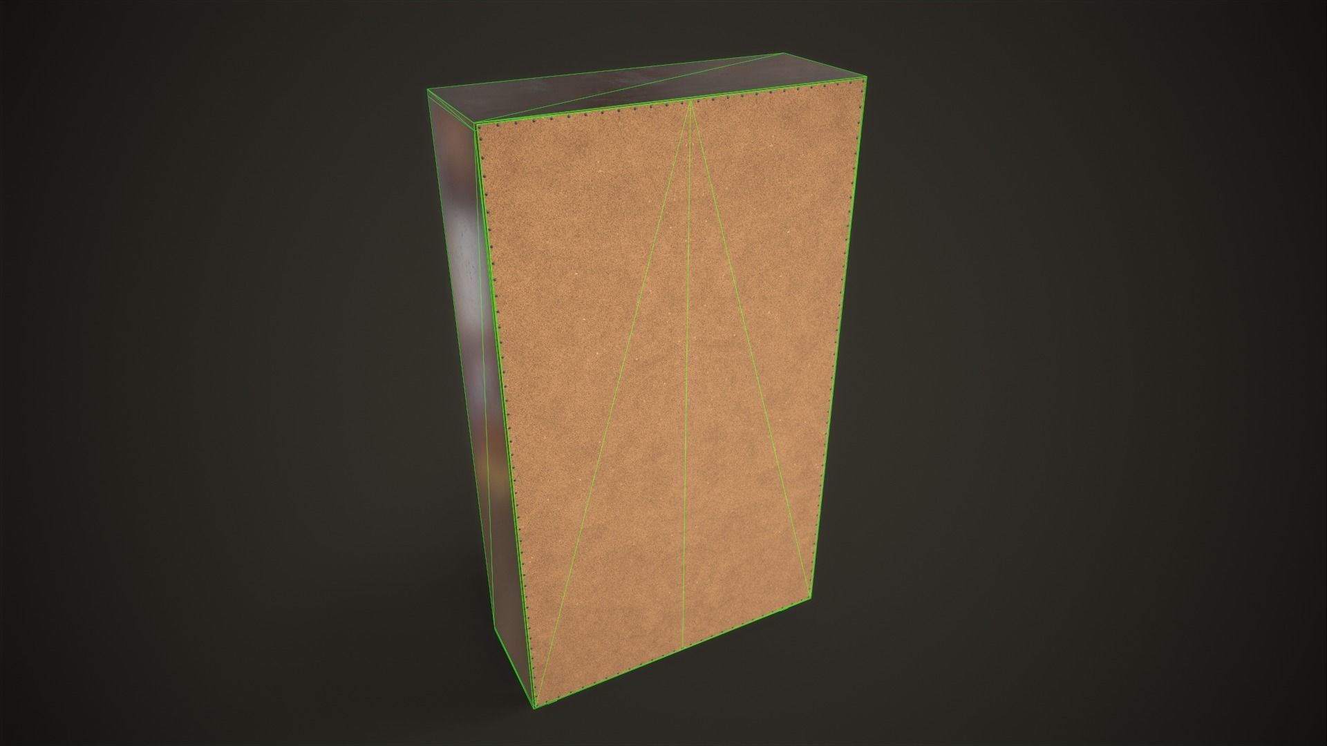 Boxes Wardrobe Hangers Mattress Low-poly 3D model_15