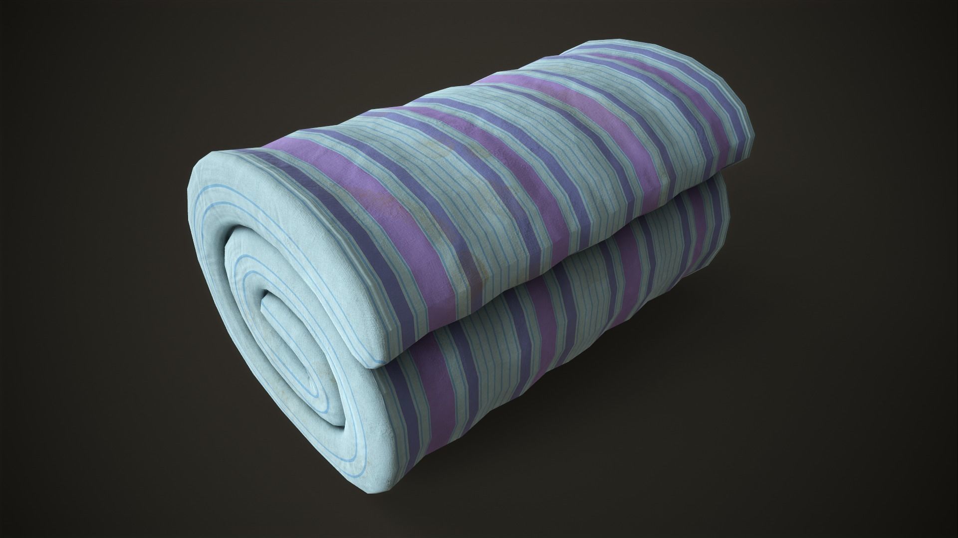 Boxes Wardrobe Hangers Mattress Low-poly 3D model_9