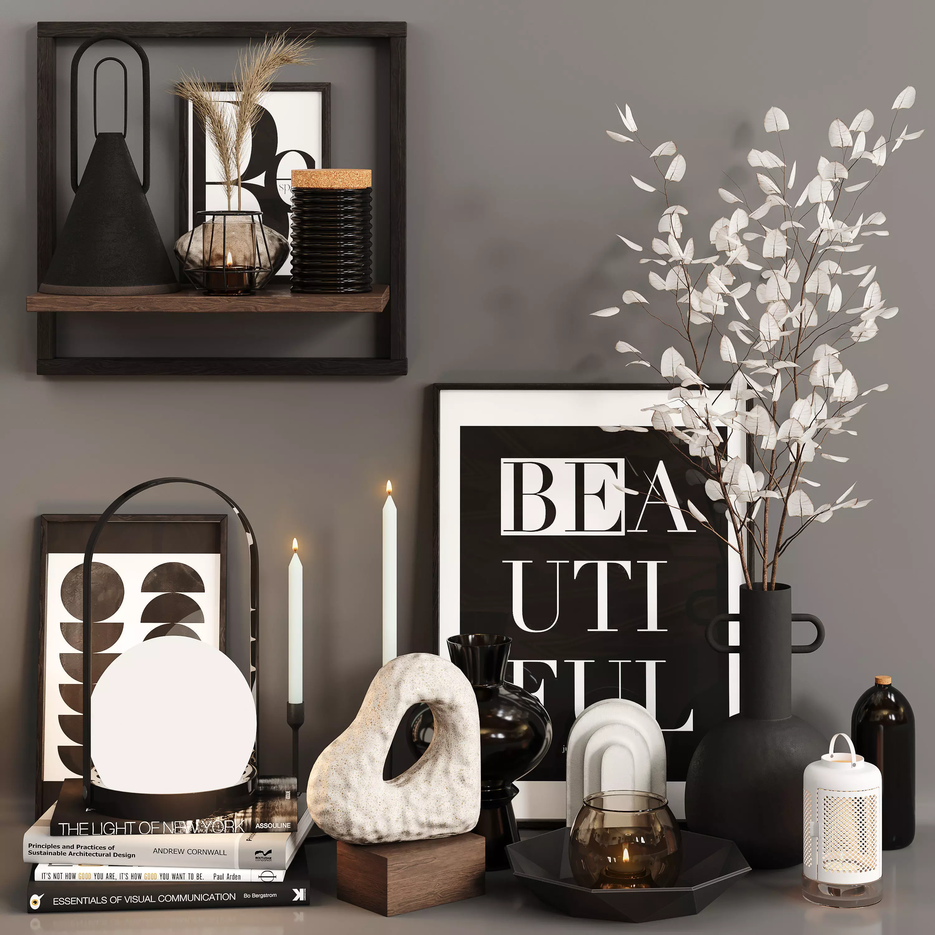 Decorative set 04 3D model_0