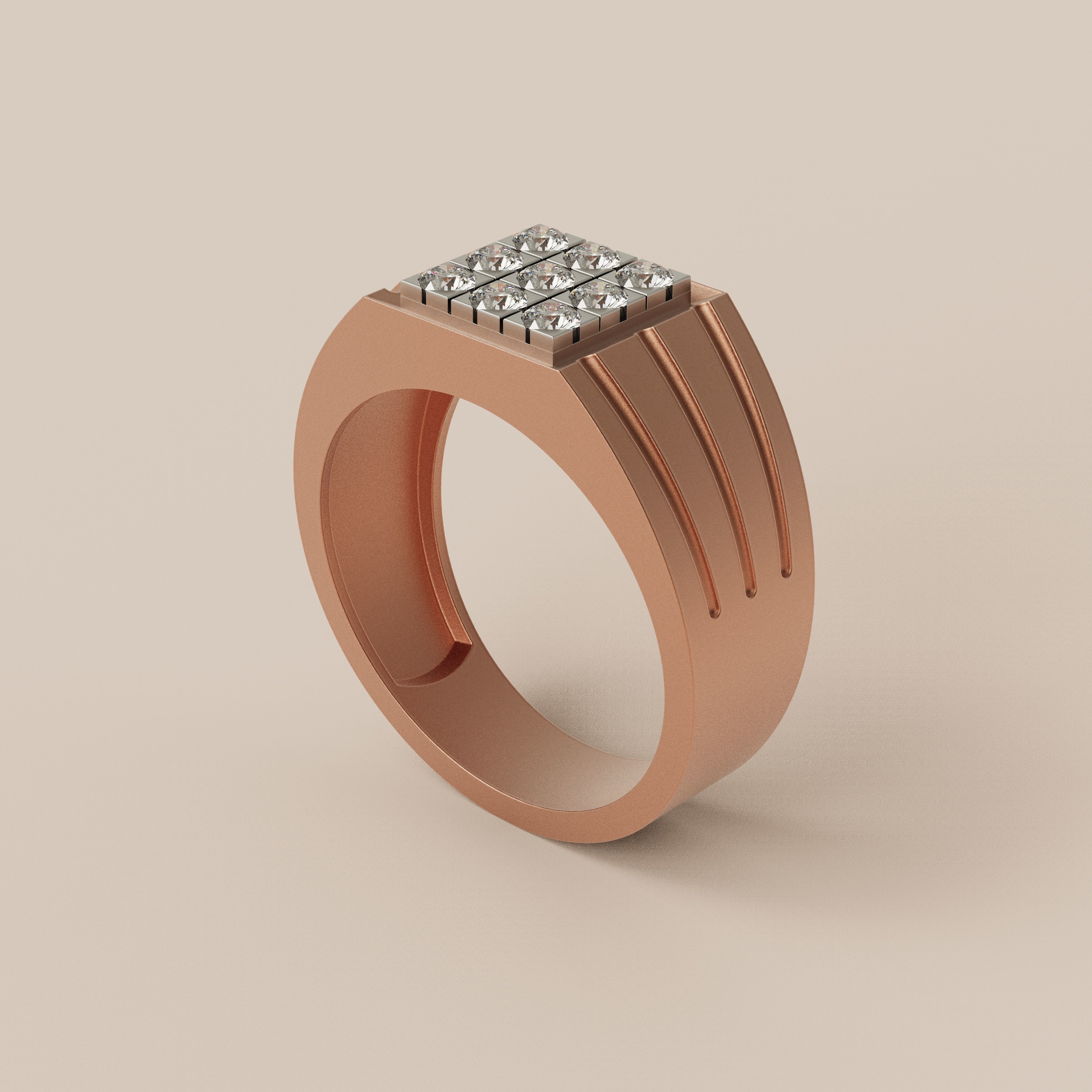 Men ring 3 3D print model_2
