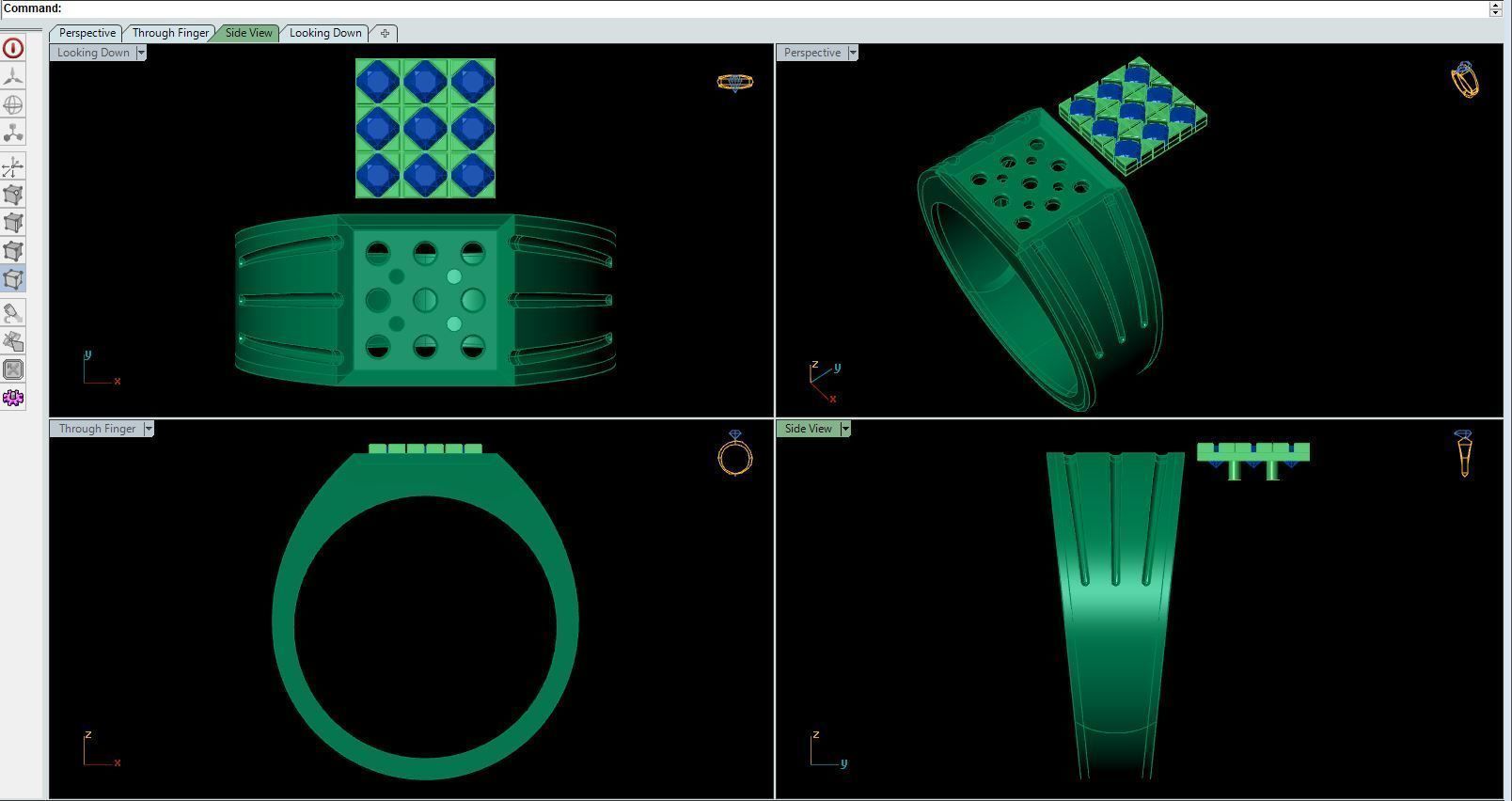 Men ring 3 3D print model_8