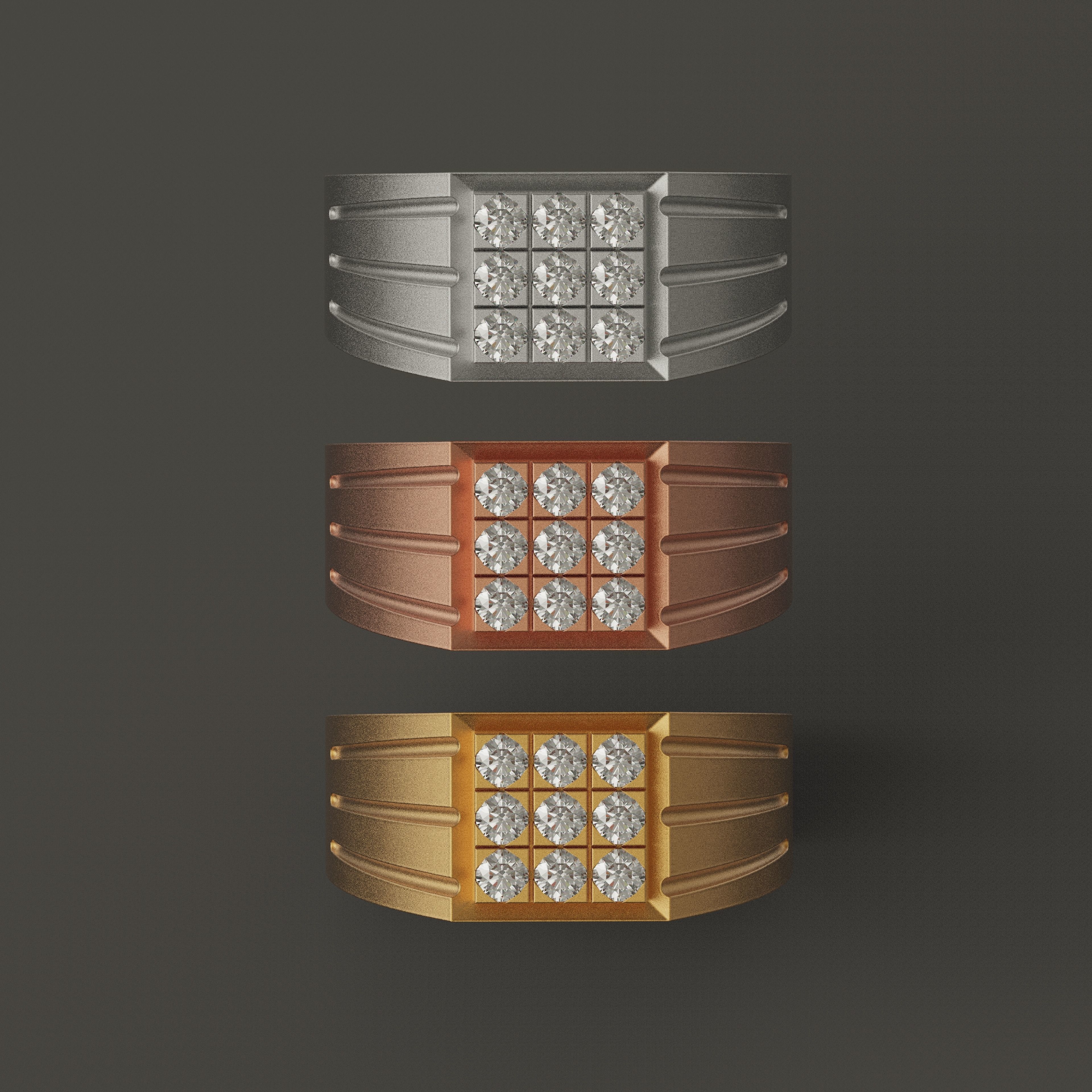 Men ring 3 3D print model_6