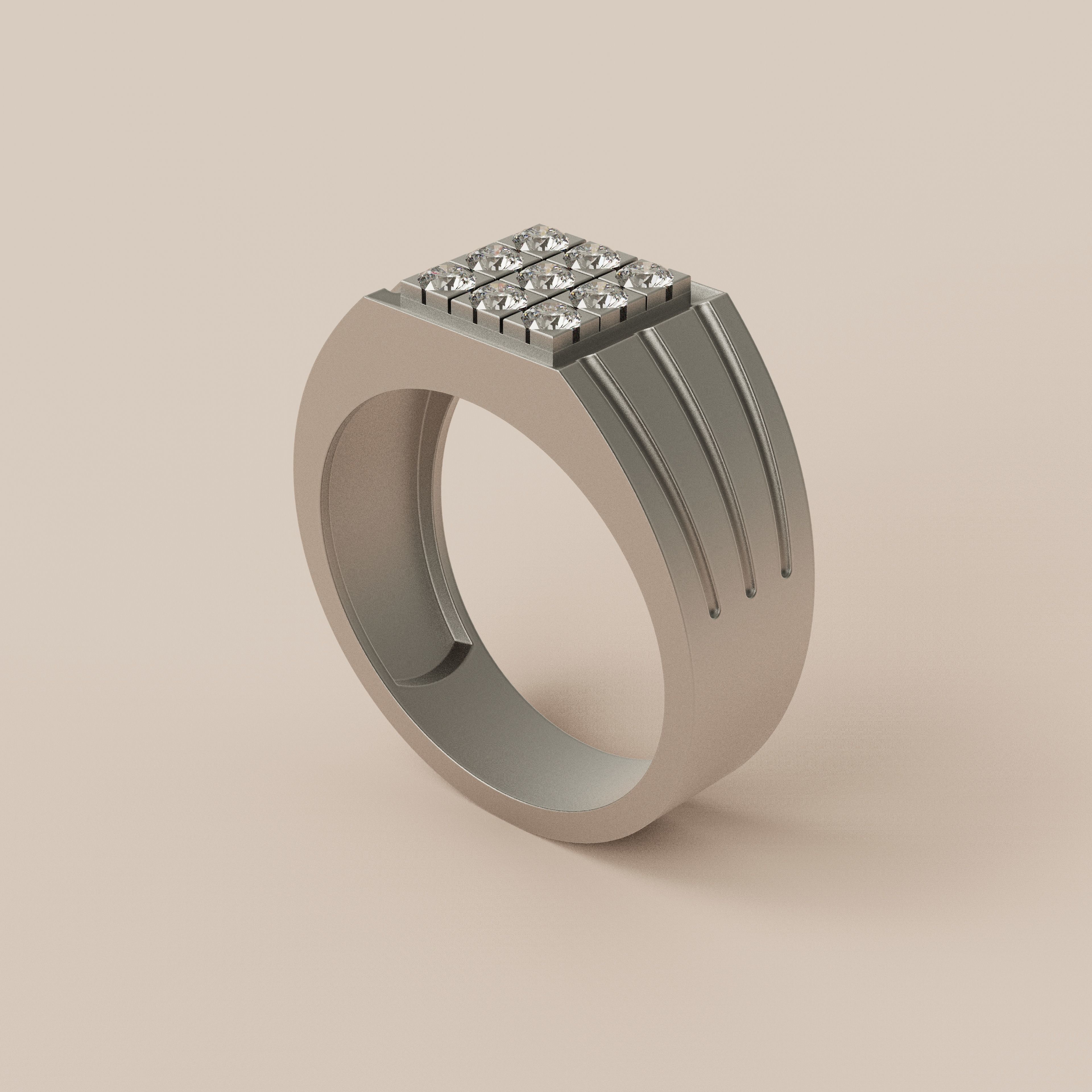 Men ring 3 3D print model_5