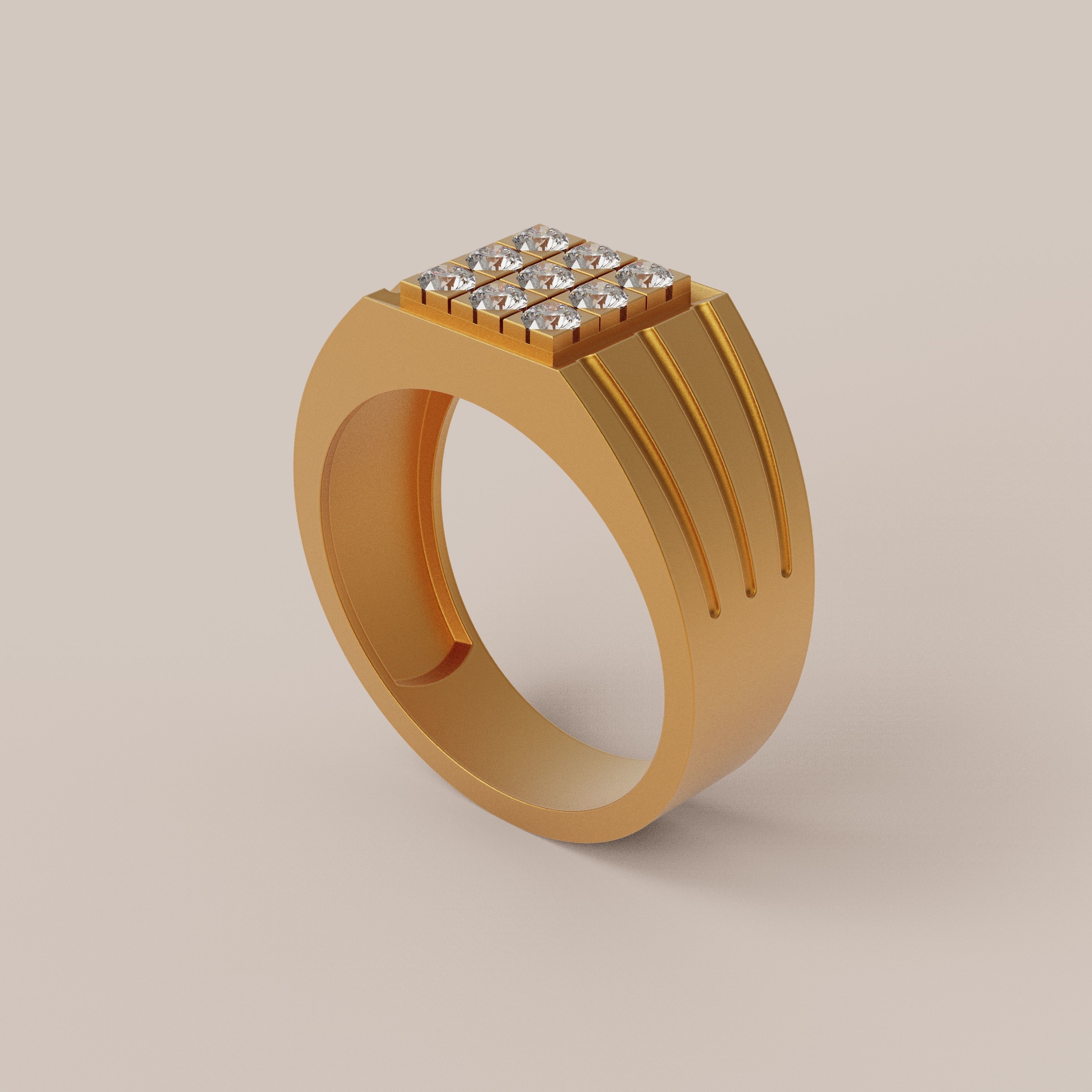 Men ring 3 3D print model_3