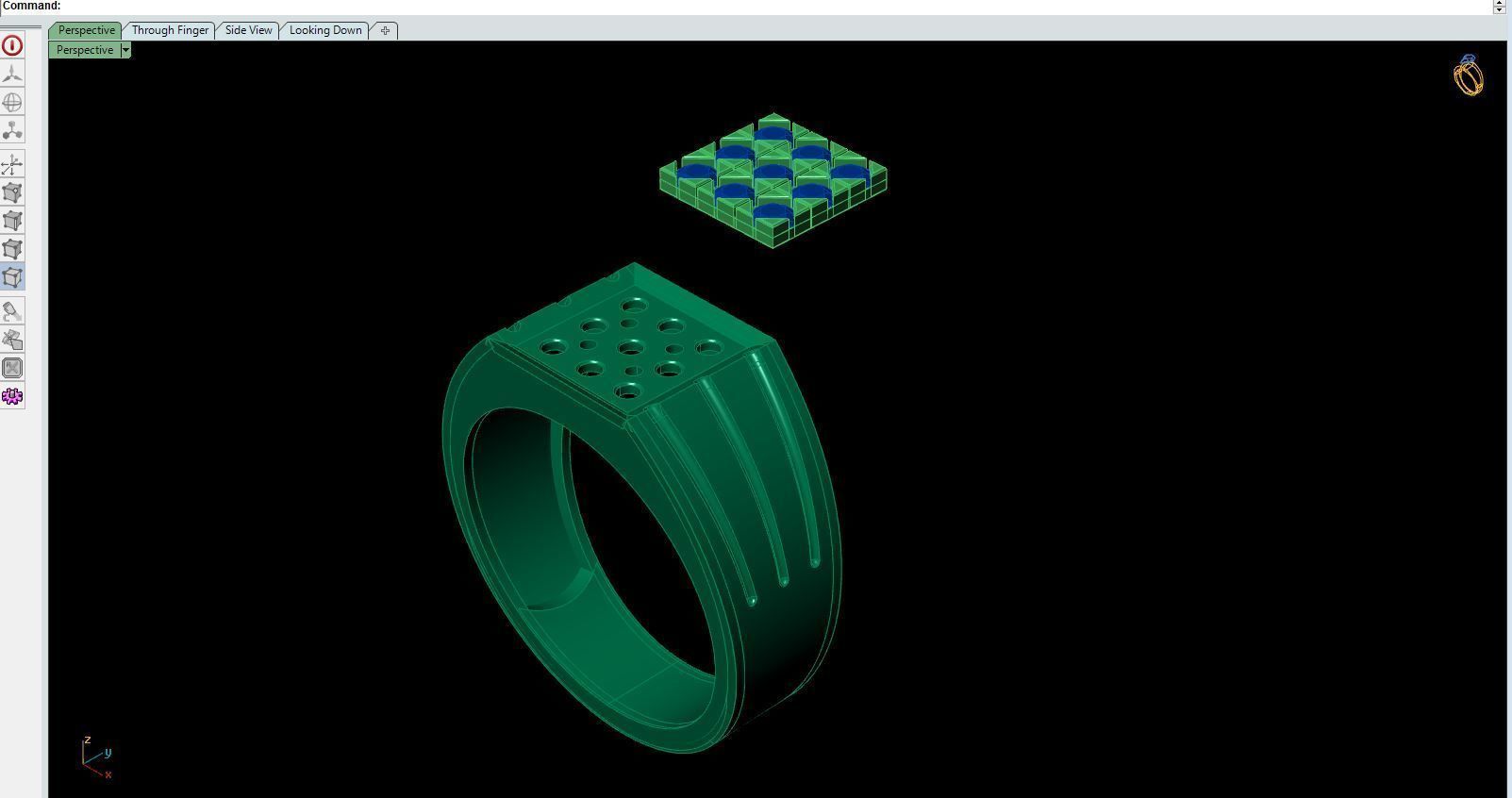 Men ring 3 3D print model_9