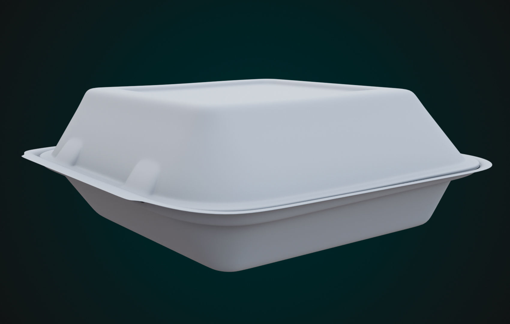 Cardboard Disposable - Food Container 3D model_26