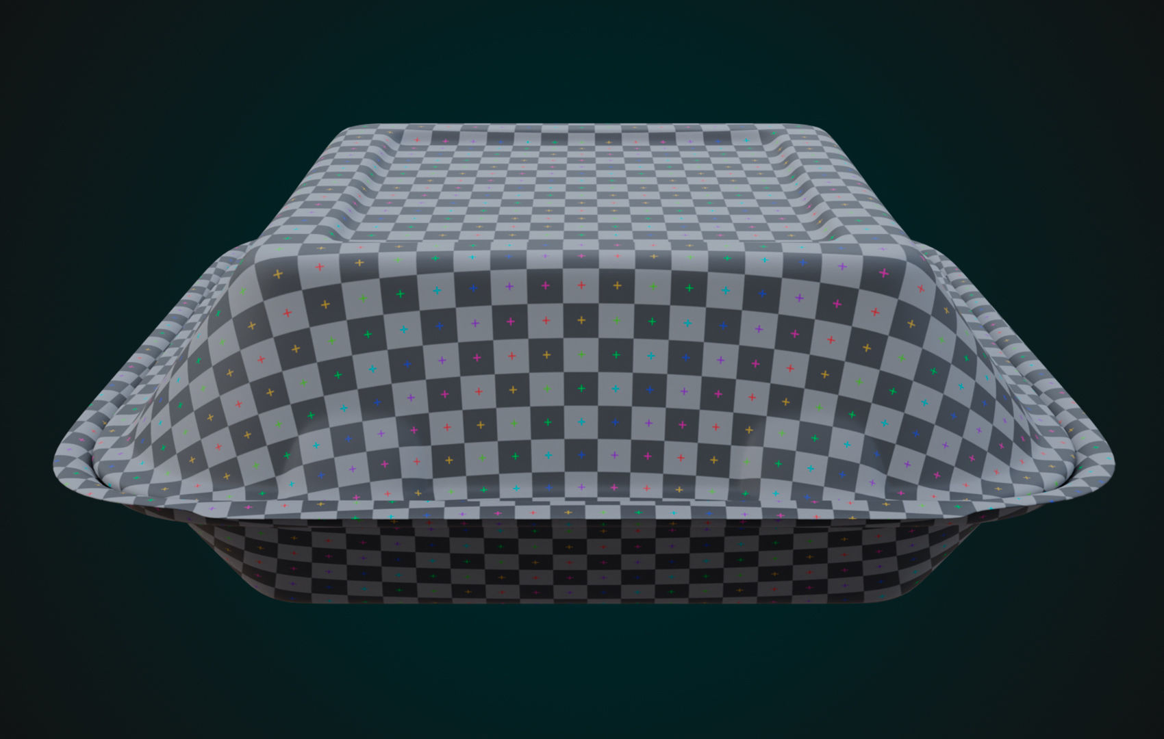 Cardboard Disposable - Food Container 3D model_34