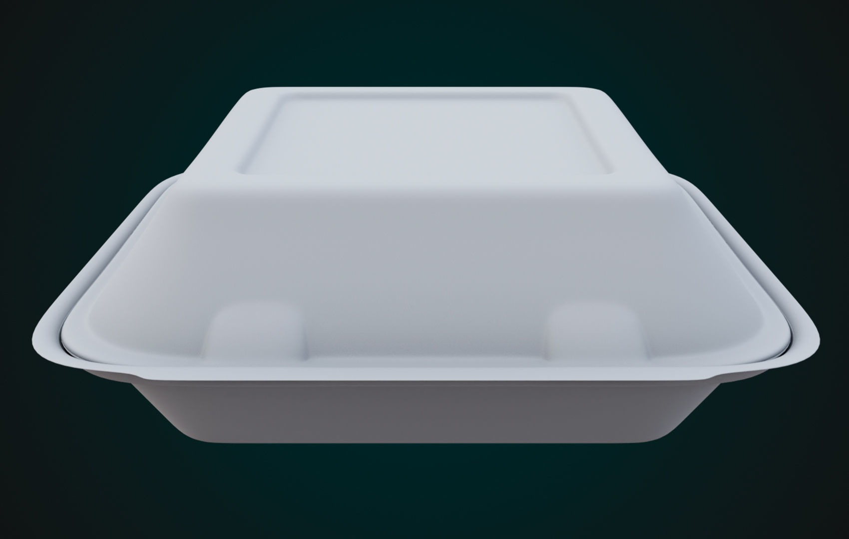 Cardboard Disposable - Food Container 3D model_29