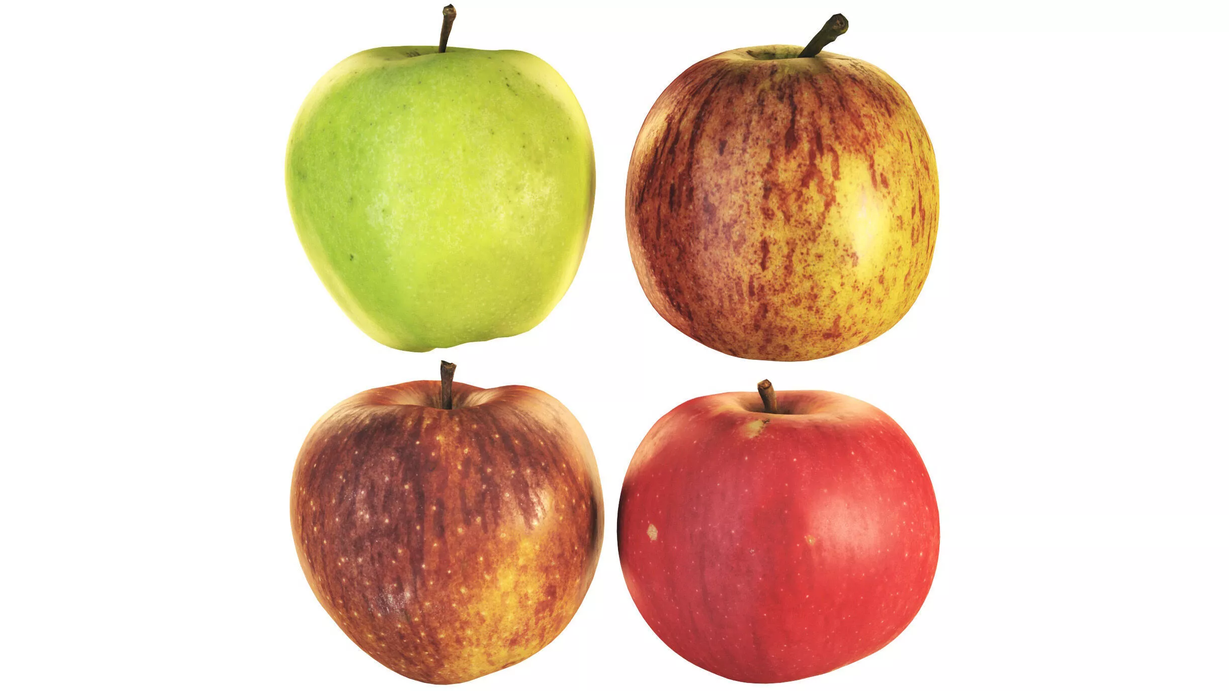 4k Apples apple 3D model