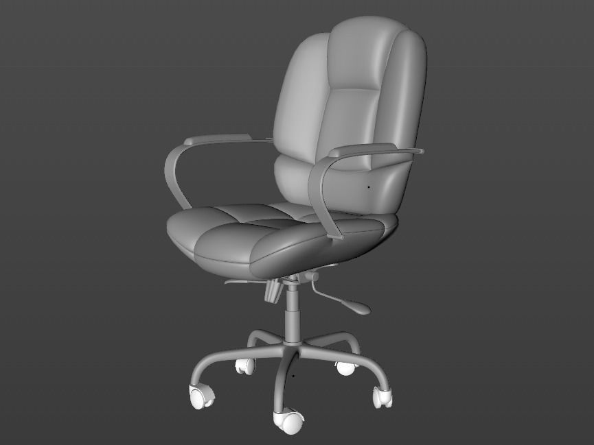 Office Chair 3D model_3