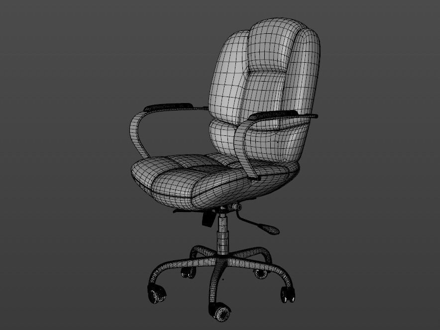 Office Chair 3D model_4