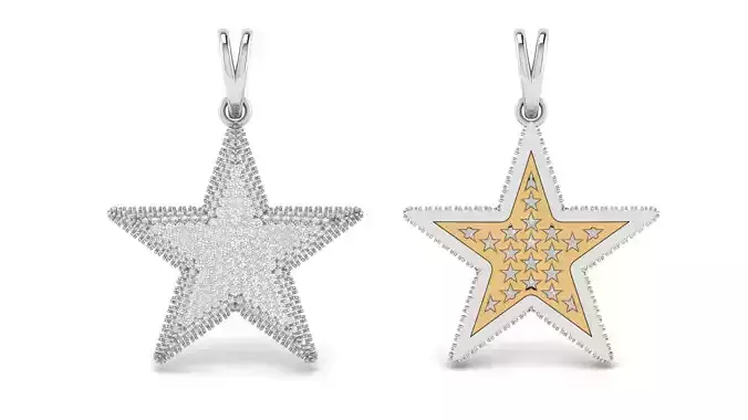 Star  Diamond Pendant 