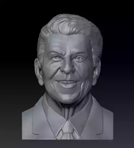 Ronald Wilson Reagan 3D print model