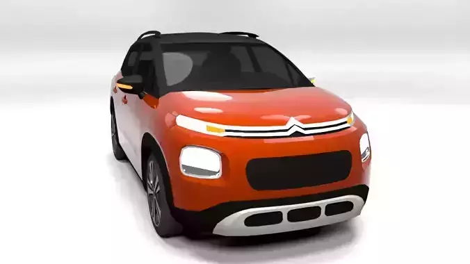 CITROEN C3 AIRCROSS LOWPOLY Low-poly 3D model