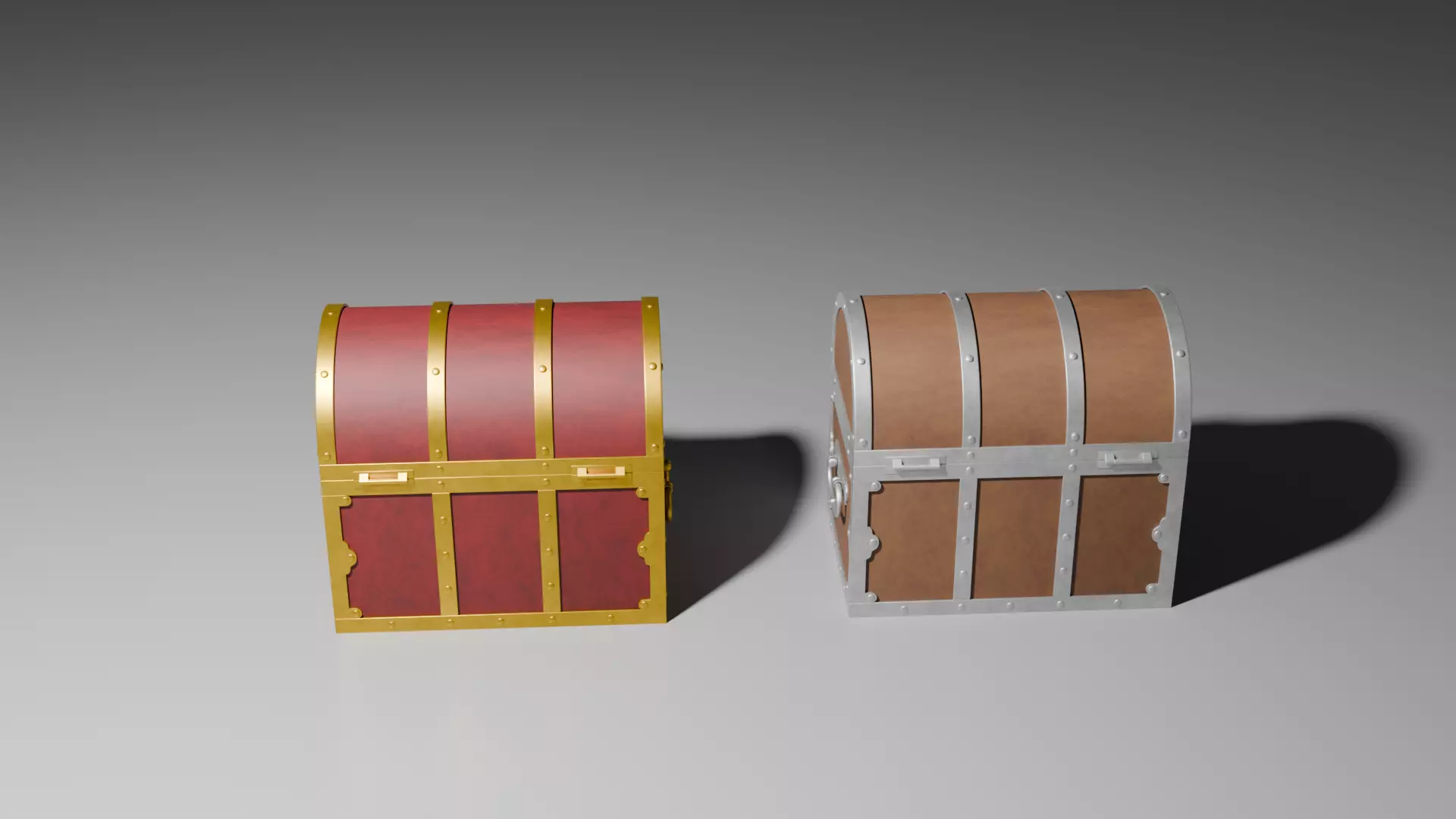 antique chest 3D print model_2