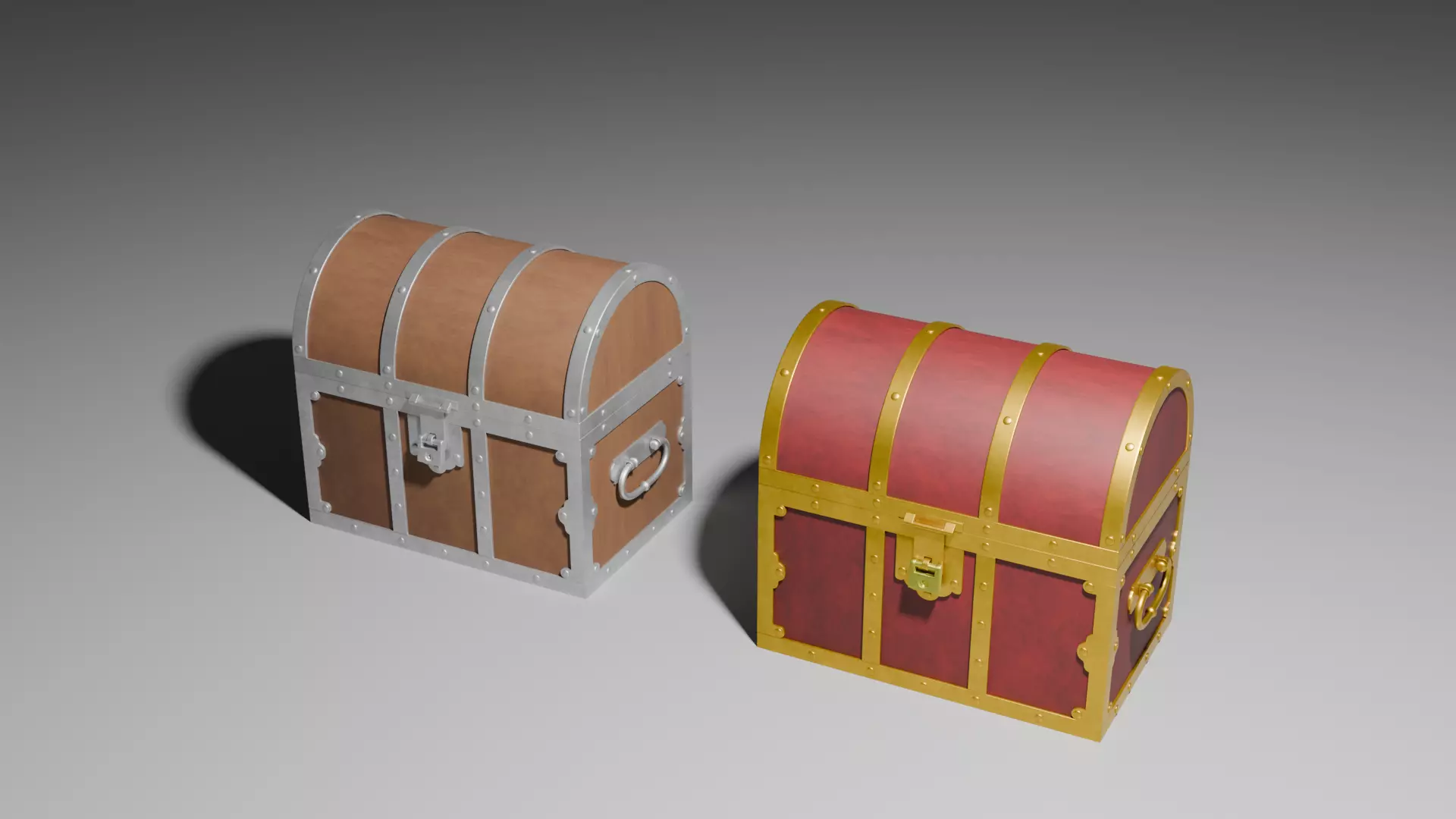 antique chest 3D print model_0